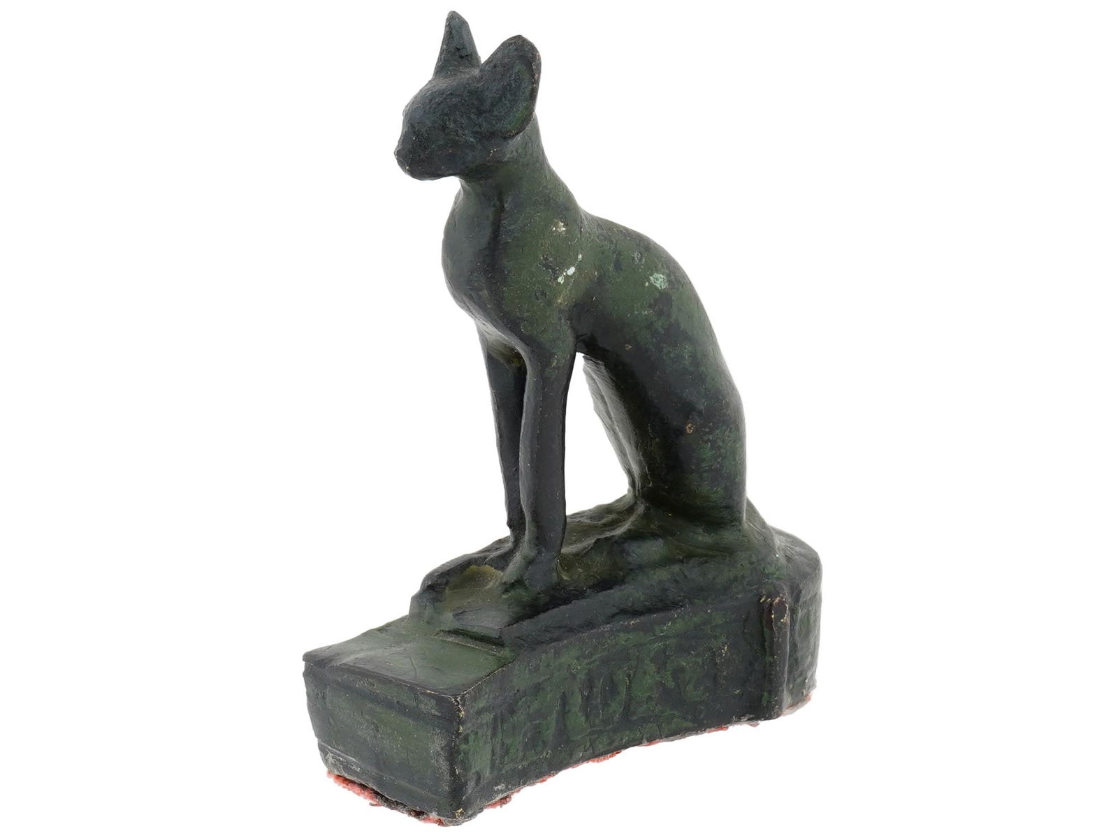 ANCIENT EGYPTIAN BRONZE CAT FIGURE 664 TO 332 BC (1 of 11)