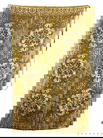 ANTIQUE 19 C OTTOMAN TURKISH EMBROIDERED TAPESTRY (1 of 6)