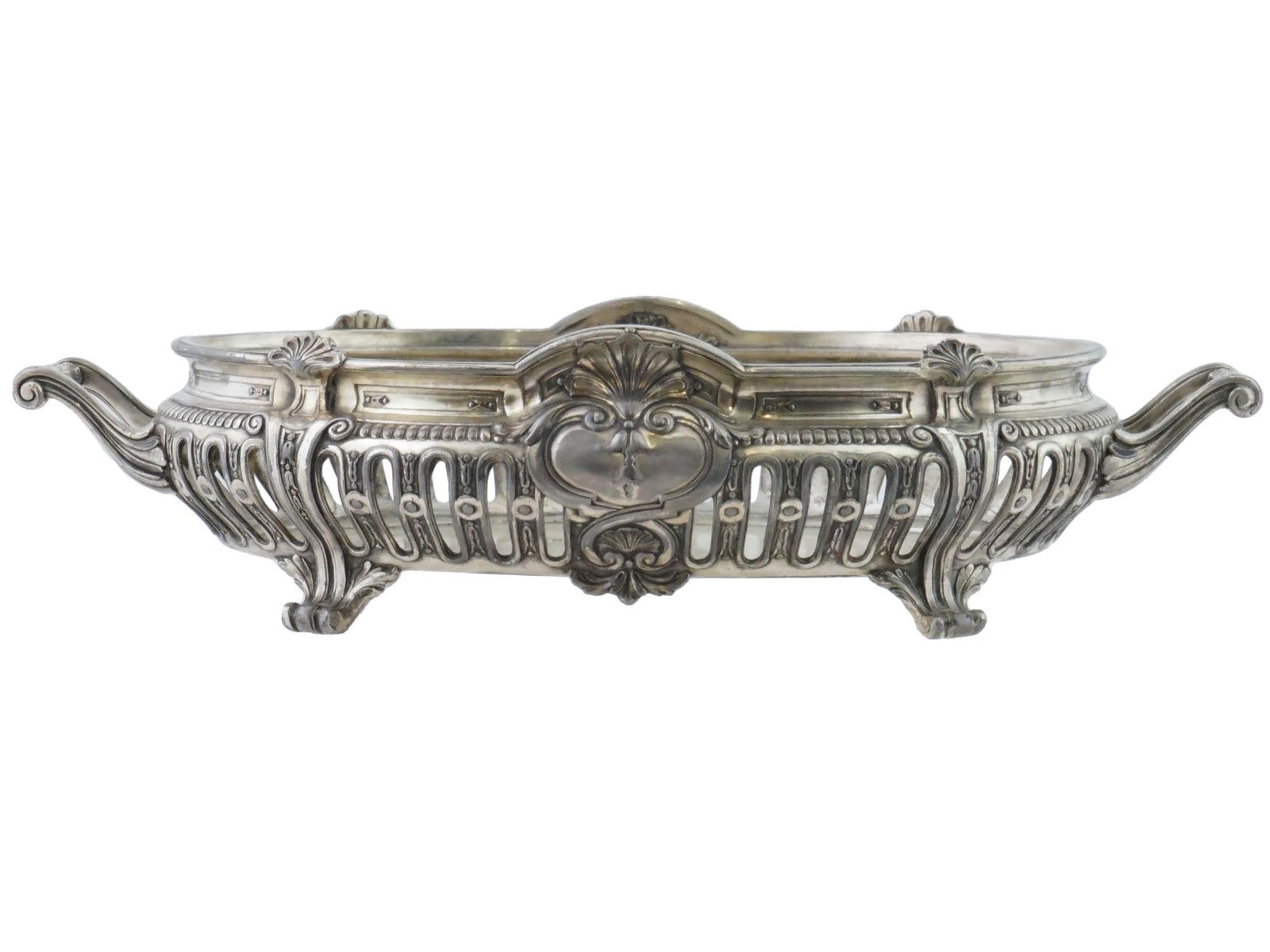 FRENCH CHRISTOFLE FOOTED SILVER PLATED CENTERPIECE (1 of 11)