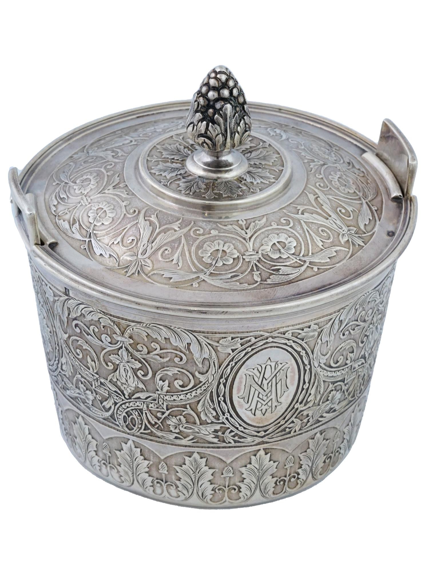 ANTIQUE FRENCH SILVER SUGAR BOWL BY EDMOND TETARD (1 of 11)