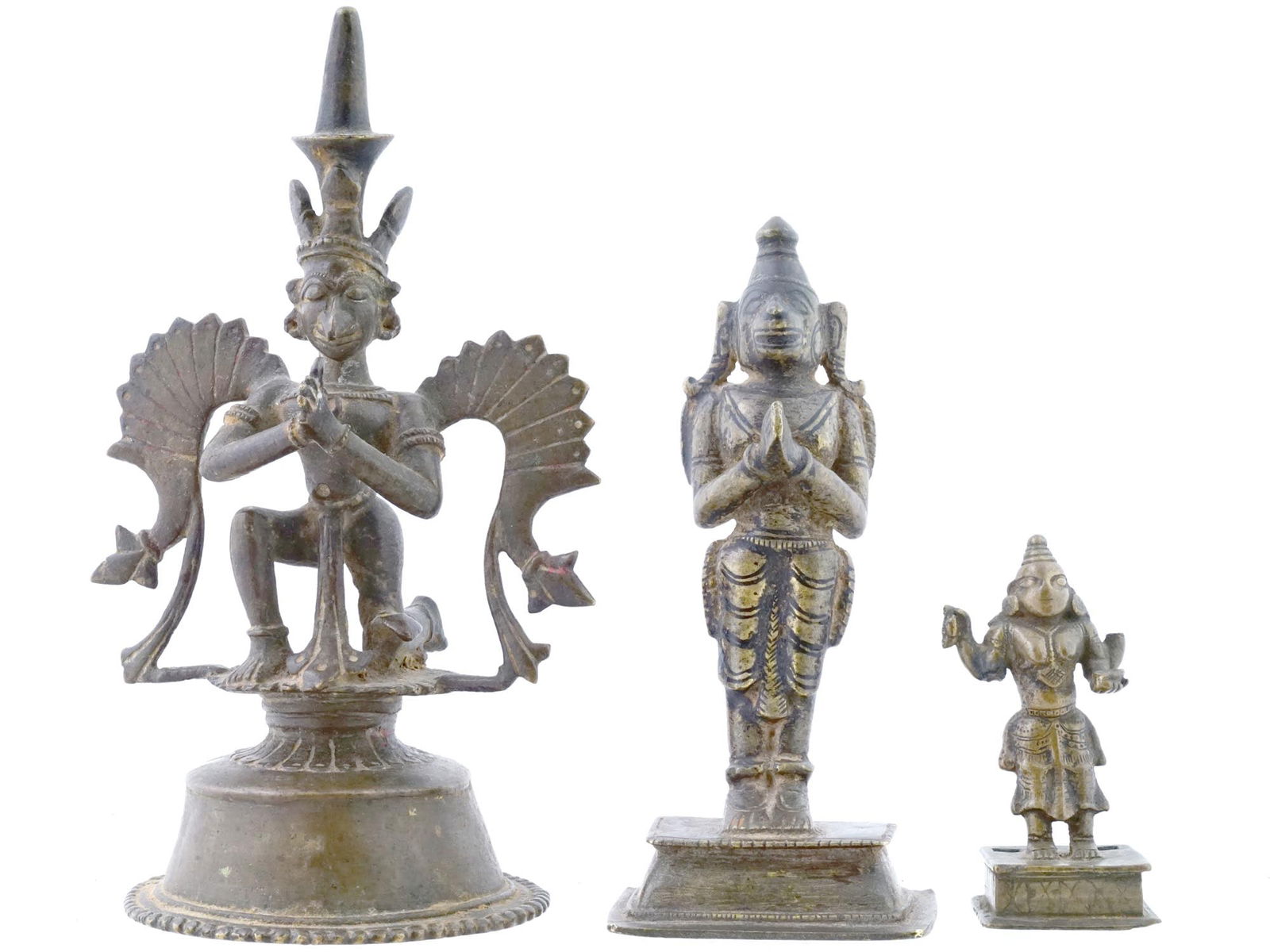 ANTIQUE INDIAN BRONZE AVATARS OF HINDU DEITY VISHNU (1 of 12)
