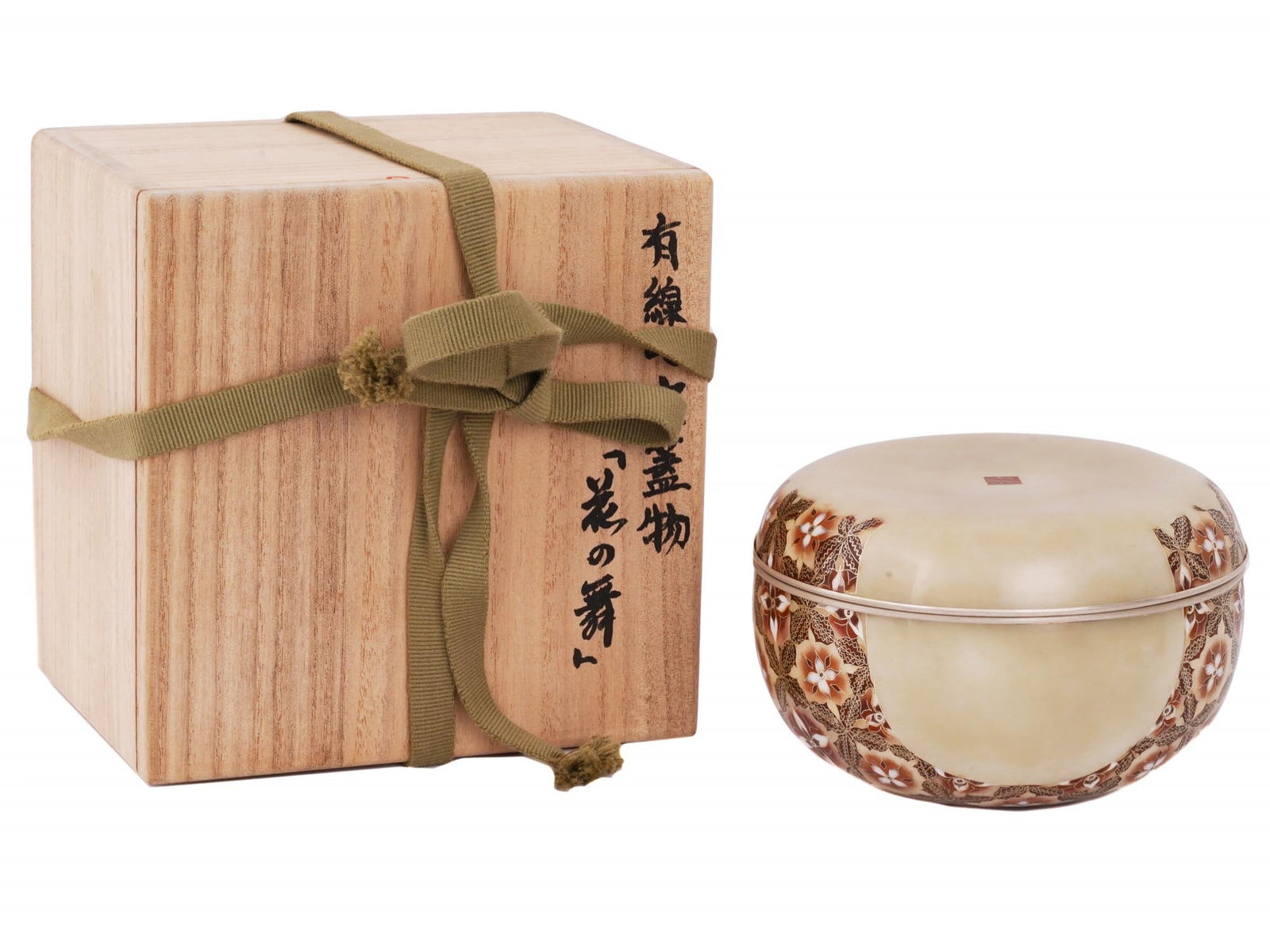 ANTIQUE JAPAN CLOISONNE BOX BY HATTORI TADASABURO IOB (1 of 10)