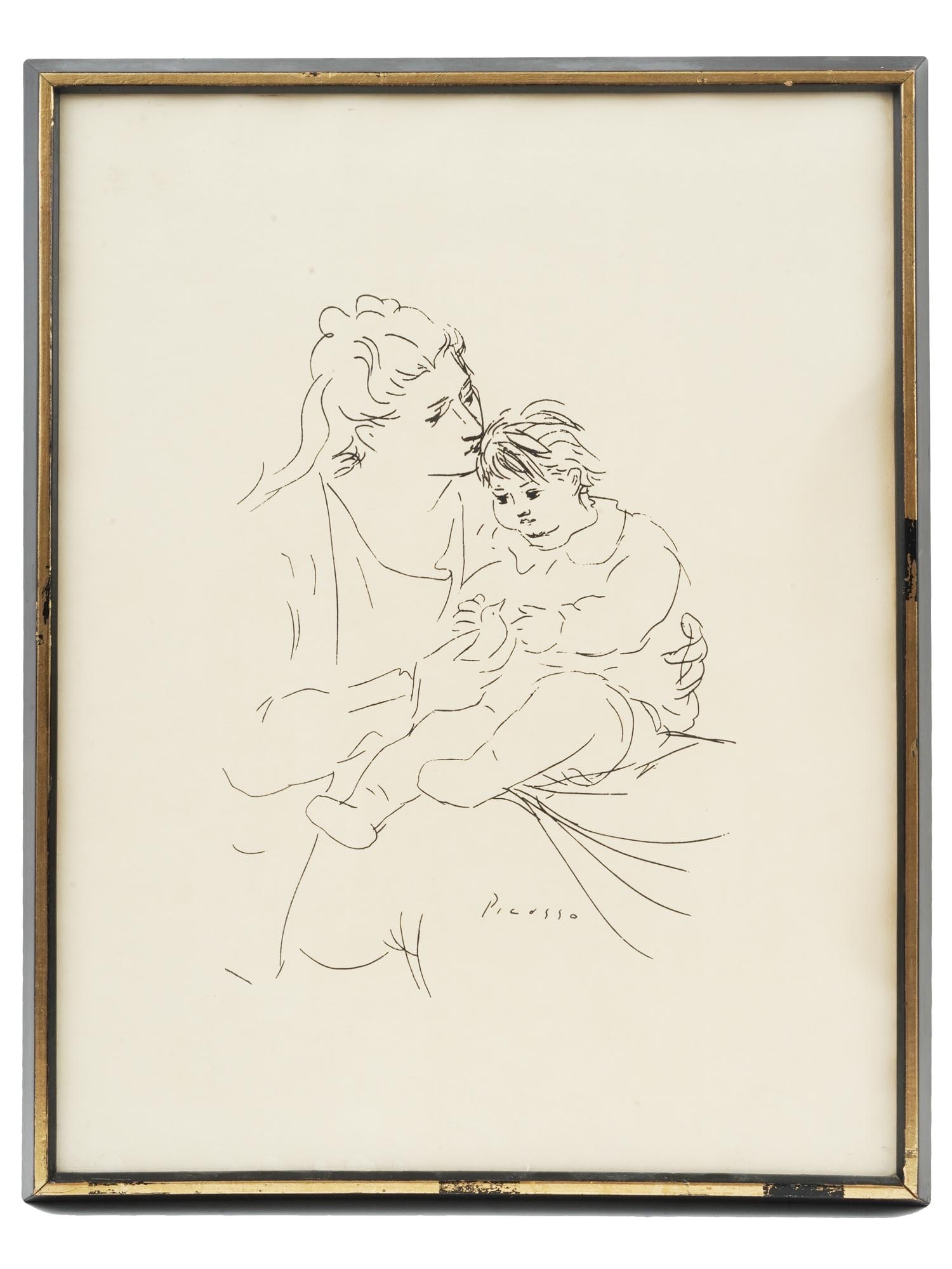 1922 MOTHER AND CHILD SILKSCREEN AFTER PICASSO (1 of 6)
