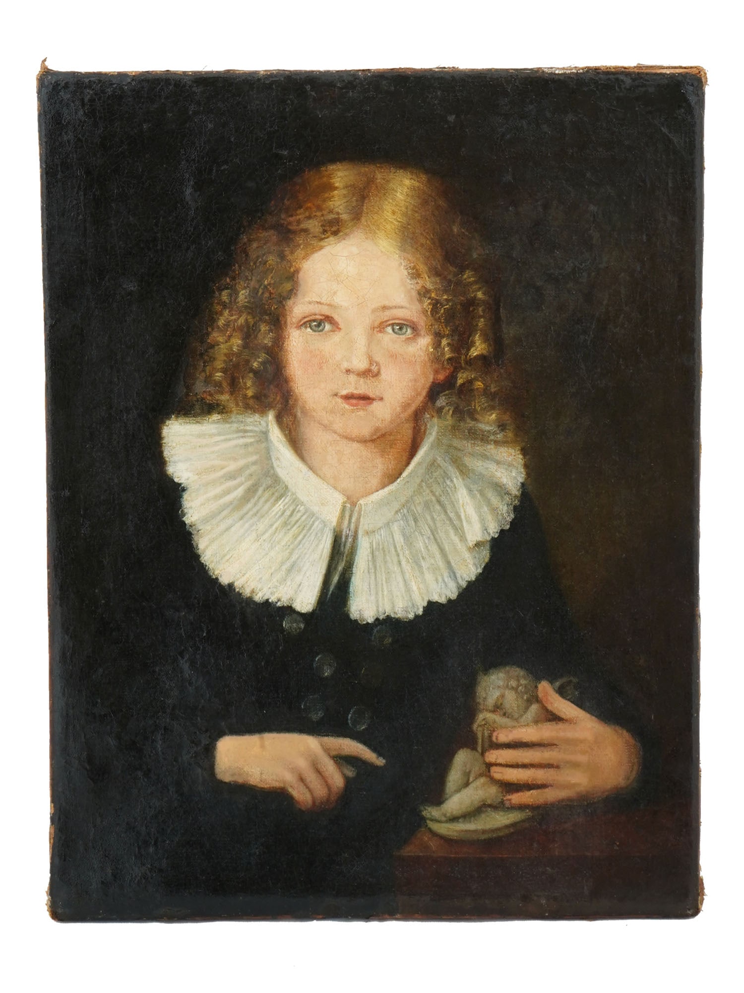 FRANCOIS DUMONT ANTIQUE EARLY 19TH C OIL PAINTING (1 of 6)