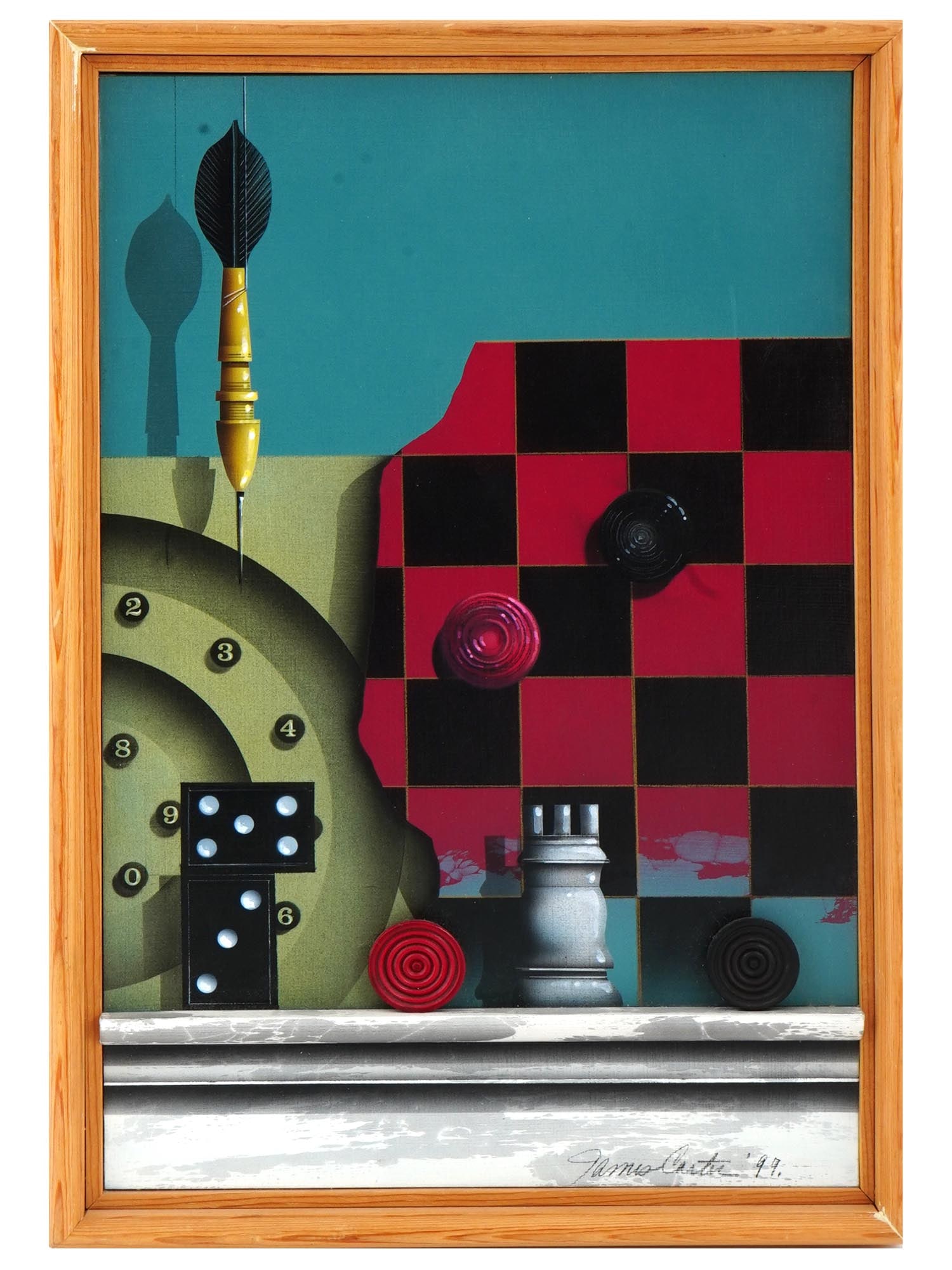 TROMPE LOEIL STILL LIFE PAINTING BY JAMES CARTER (1 of 7)