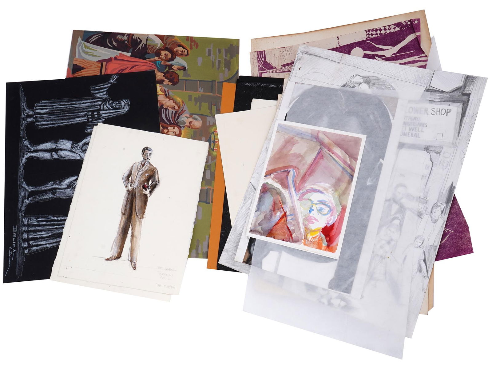 COLLECTION OF VARIOUS PAINTING SIGNED BY THE ARTISTS (1 of 12)