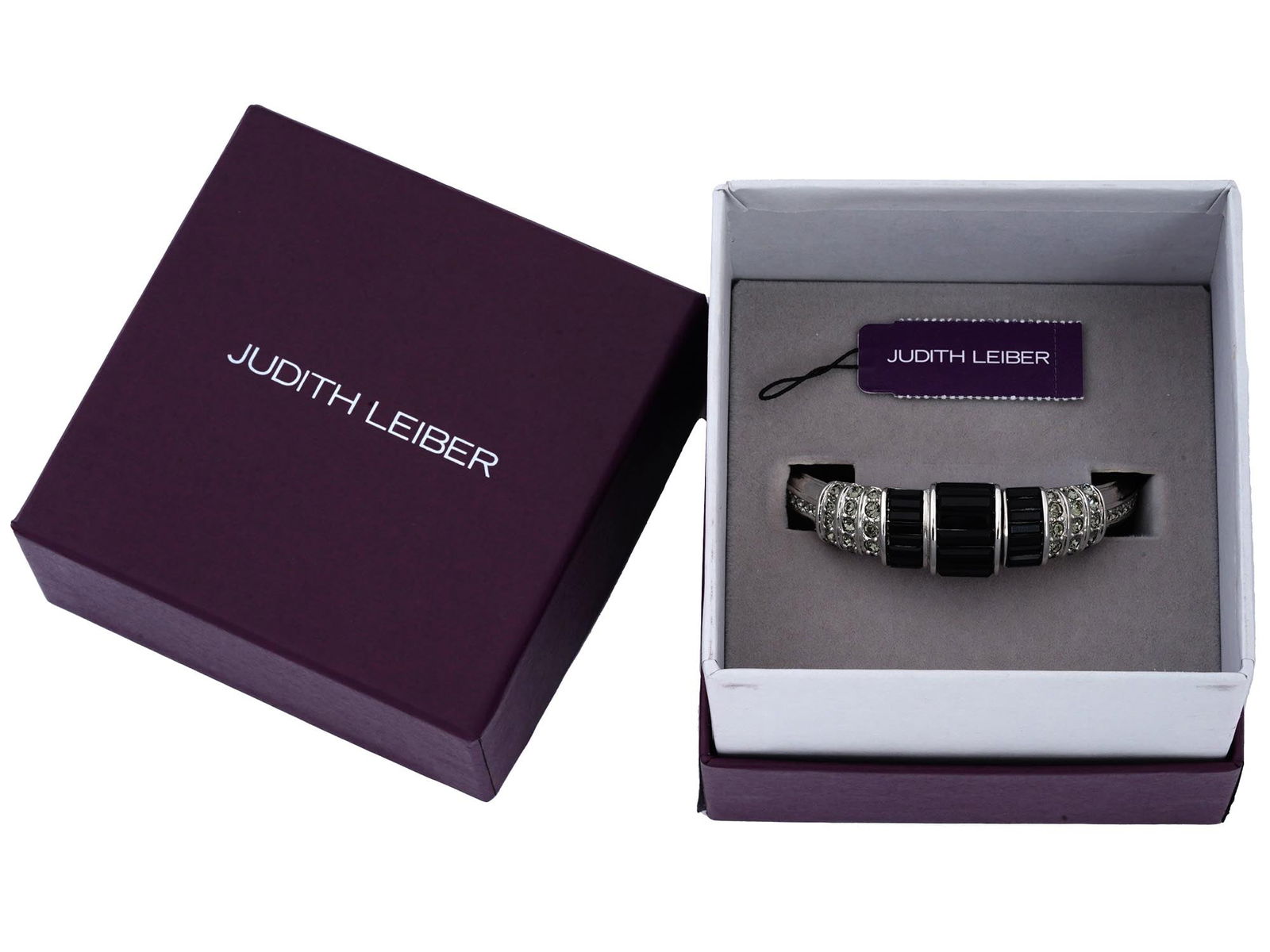 JUDITH LEIBER RENEE BAGUETTE AND PAVE BRACELET (1 of 8)