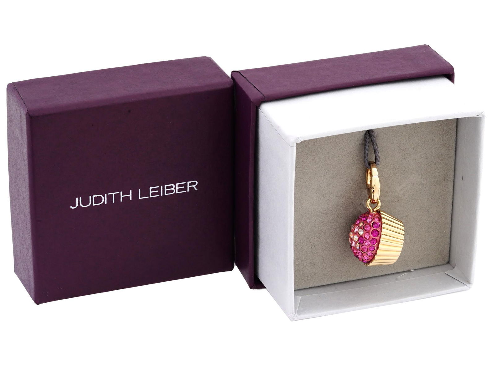JUDITH LEIBER GILT STERLING CUPCAKE CHARM IOB (1 of 8)