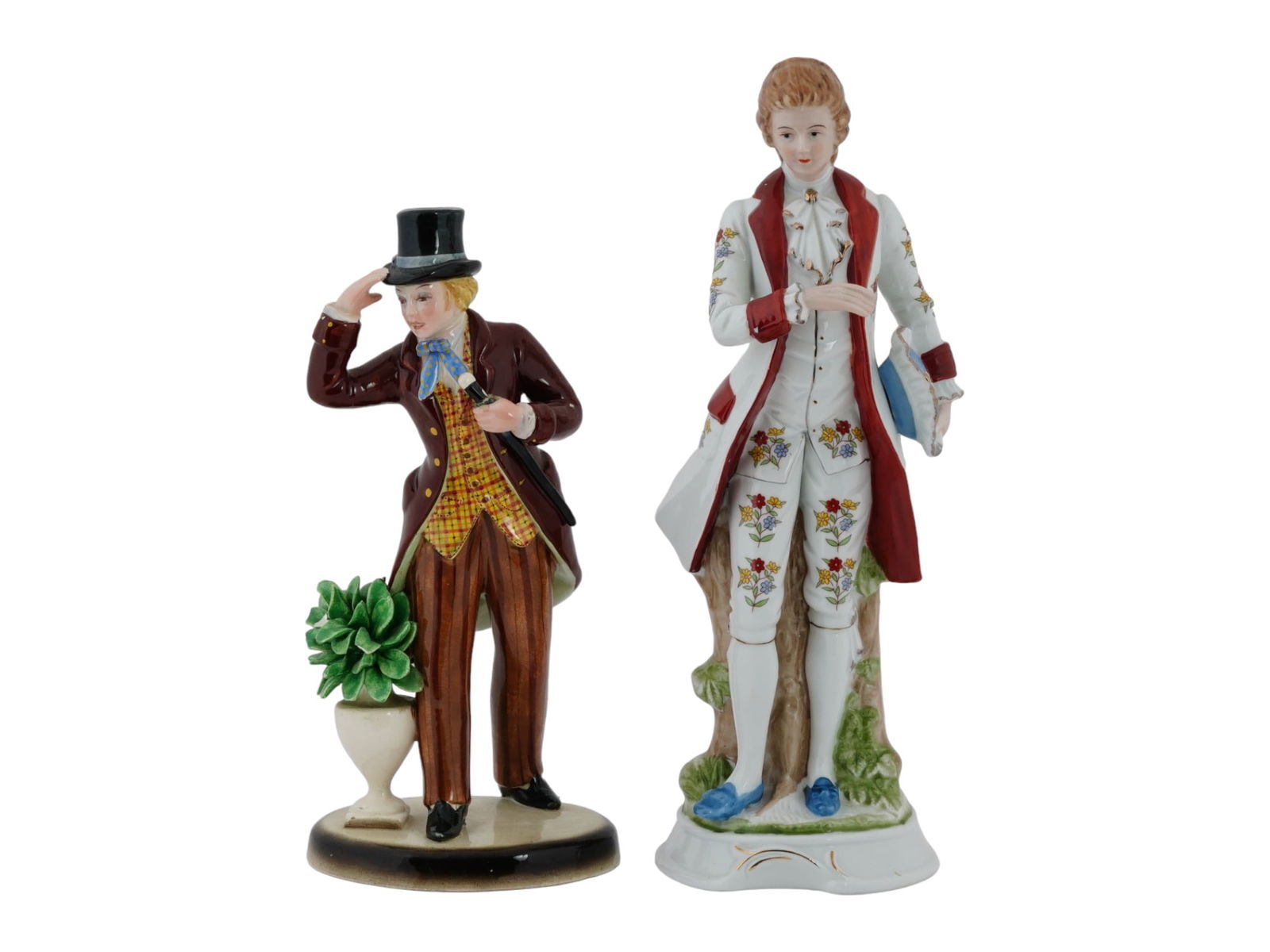 VINTAGE PORCELAIN MALE FIGURINES MADE IN TAIWAN (1 of 10)