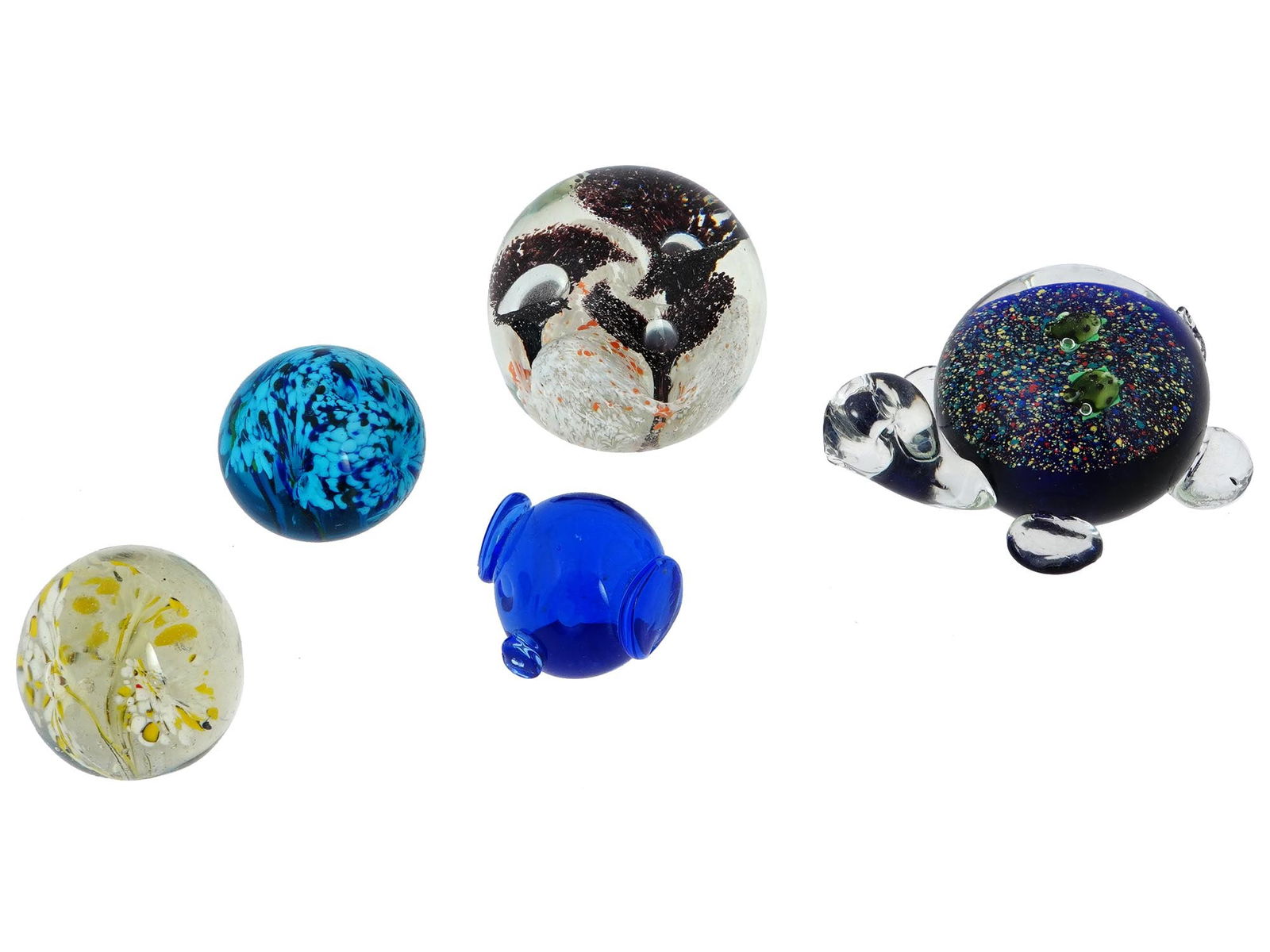 VINTAGE ITALIAN MURANO GLASS FIGURATIVE PAPERWEIGHTS (1 of 11)