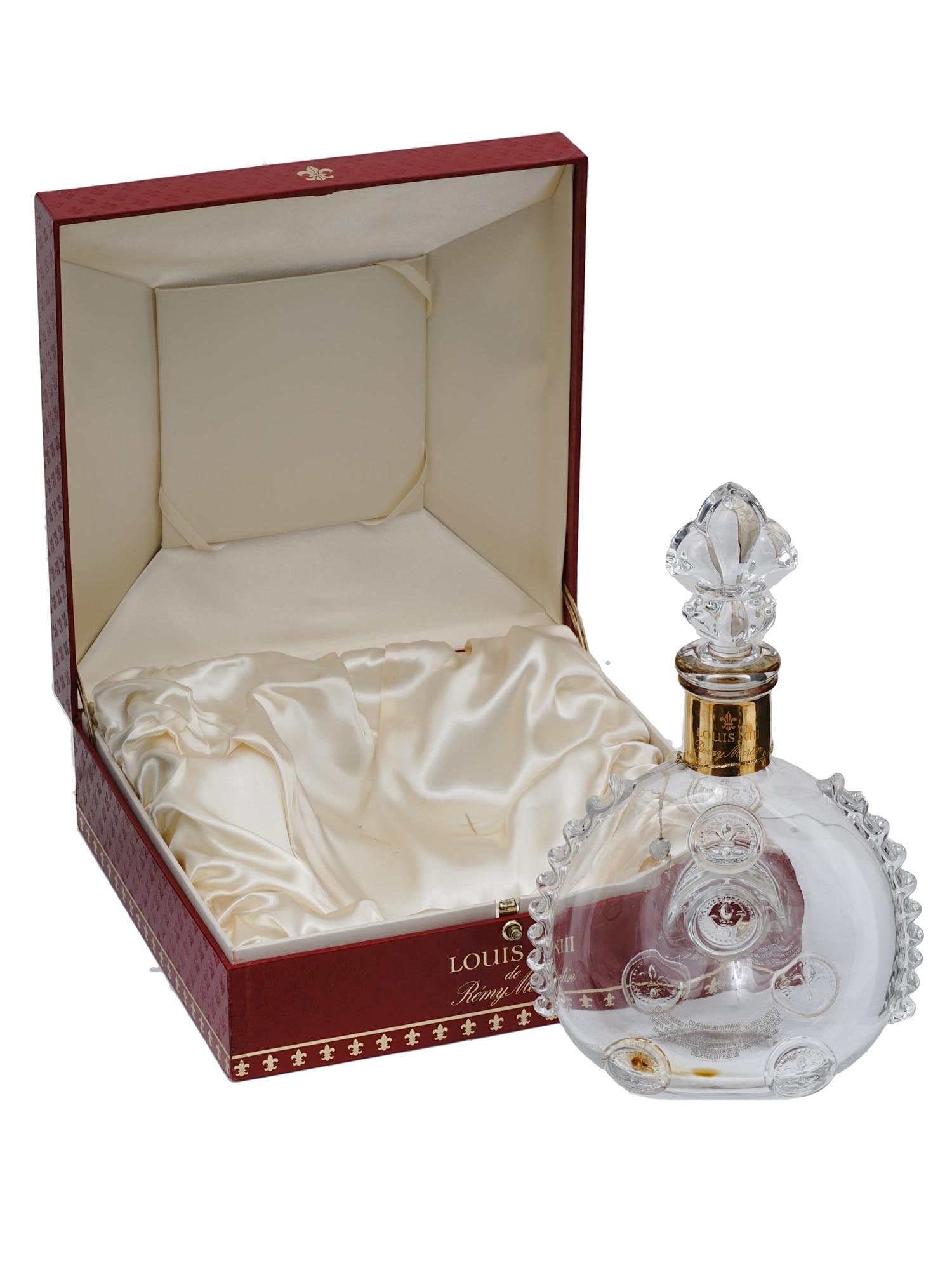 LOUIS XIII REMY MARTIN COGNAC BOTTLE AND RED BOX (1 of 11)