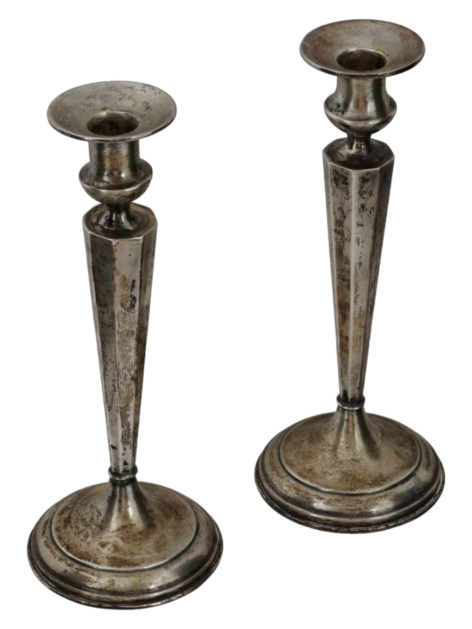 BRITISH COMMONWEALTH STERLING SILVER CANDLESTICKS (1 of 6)