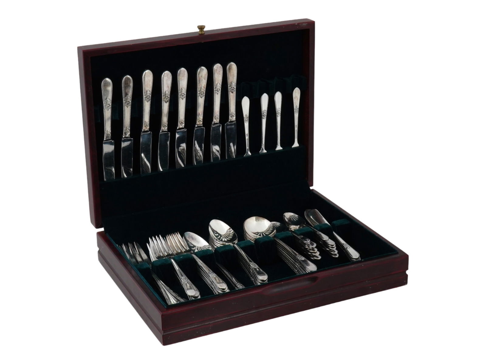1847 ROGERS BROS ADORATION SILVERPLATE FLATWARE SET (1 of 7)