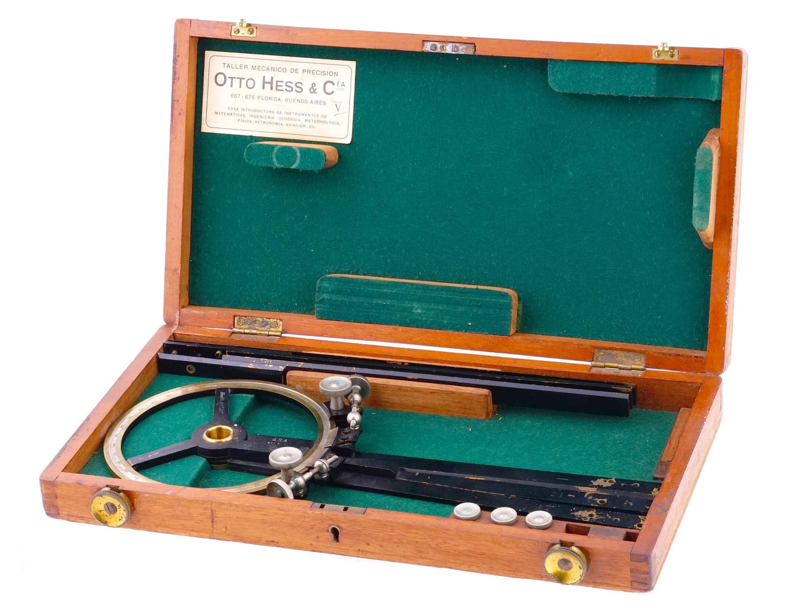 ANTIQUE MARINE NAVIGATION BRASS STATION POINTER IOB (1 of 10)