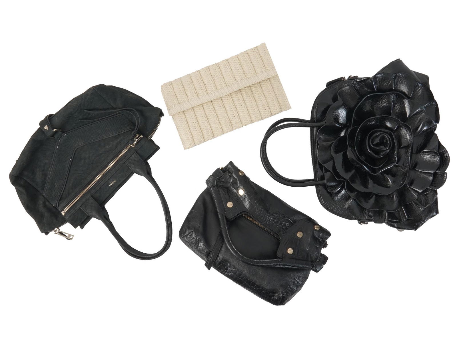 FOUR LADIES FASHION PURSES HAND BAGS ACCESSORIES (1 of 3)