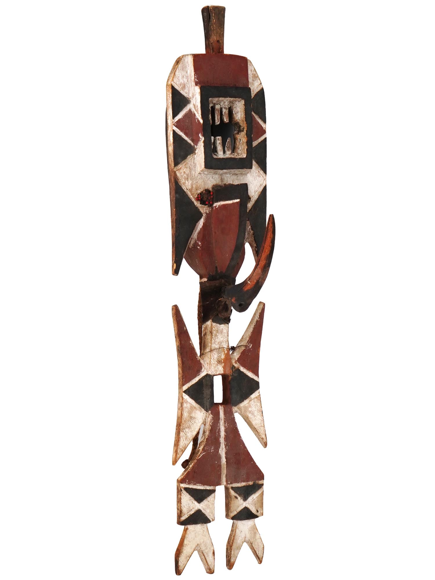 TALL WEST AFRICAN BOBO NWENKA CARVED WOOD MASK (1 of 6)