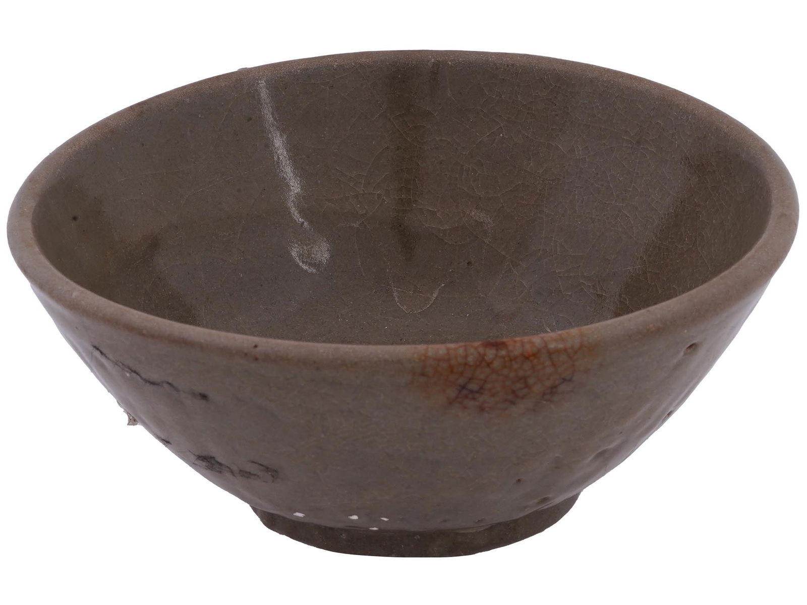 ANTIQUE CHINESE MING DYNASTY GLAZE CERAMIC BOWL (1 of 6)