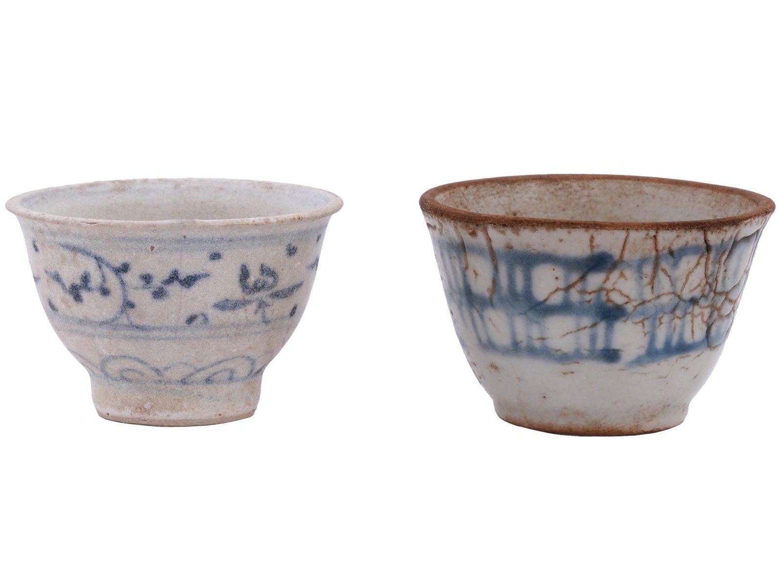 VIETNAMESE HOI AN HOARD CHINESE MING CERAMIC CUPS (1 of 7)