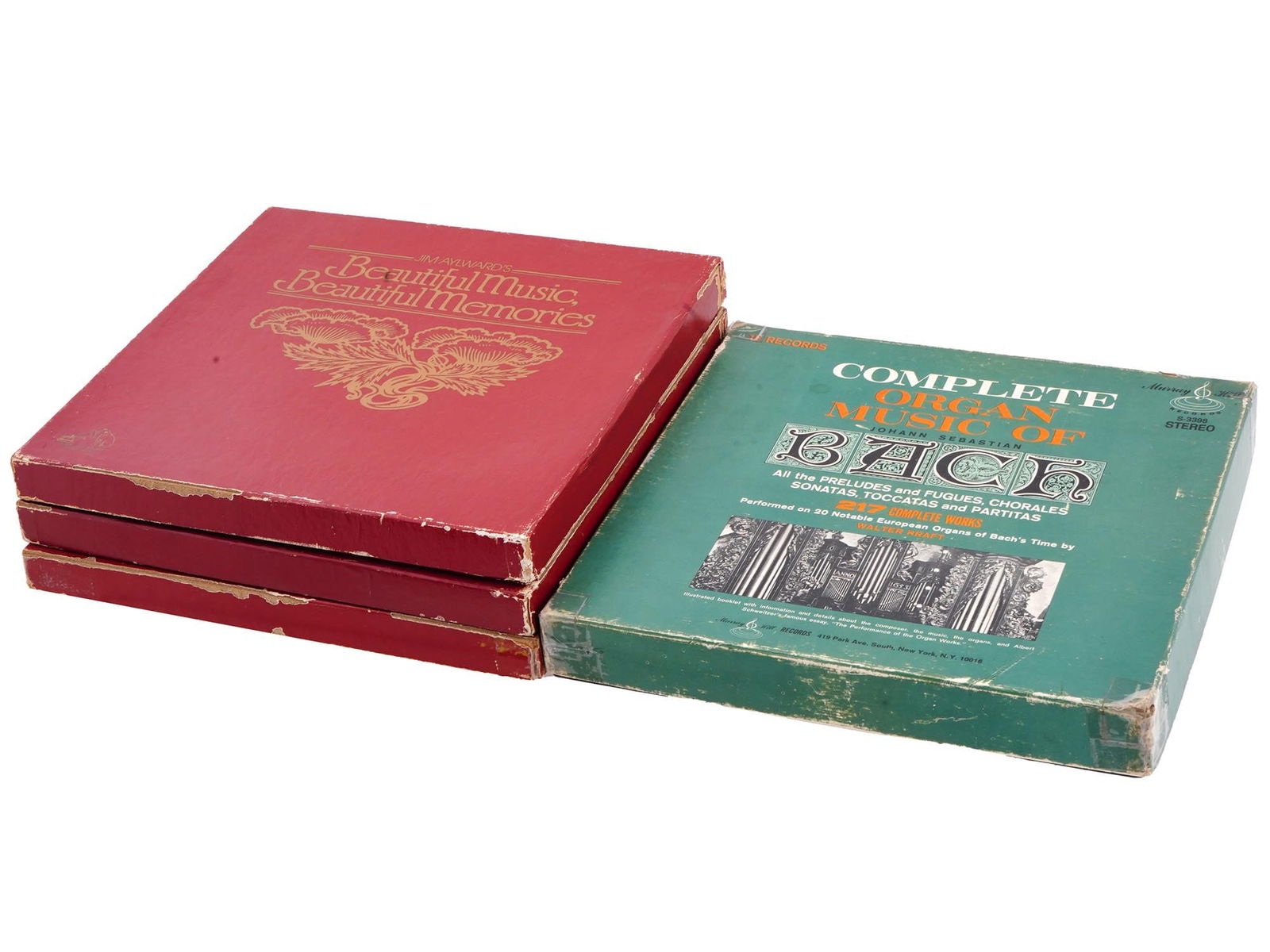 COMPLETE ORGAN MUSIC OF BACH VINYL RECORD BOX SETS (1 of 12)