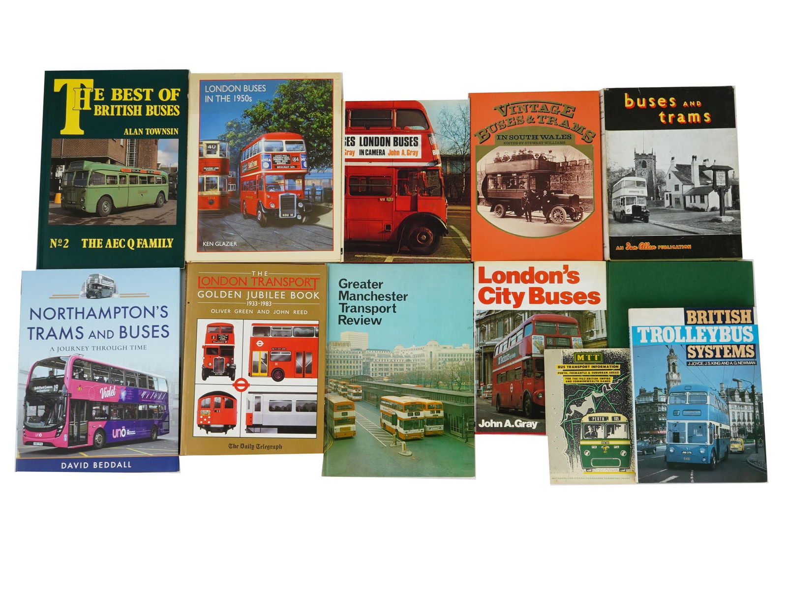 VINTAGE BRITISH PUBLIC TRANSPORT SYSTEM HISTORY BOOKS (1 of 12)