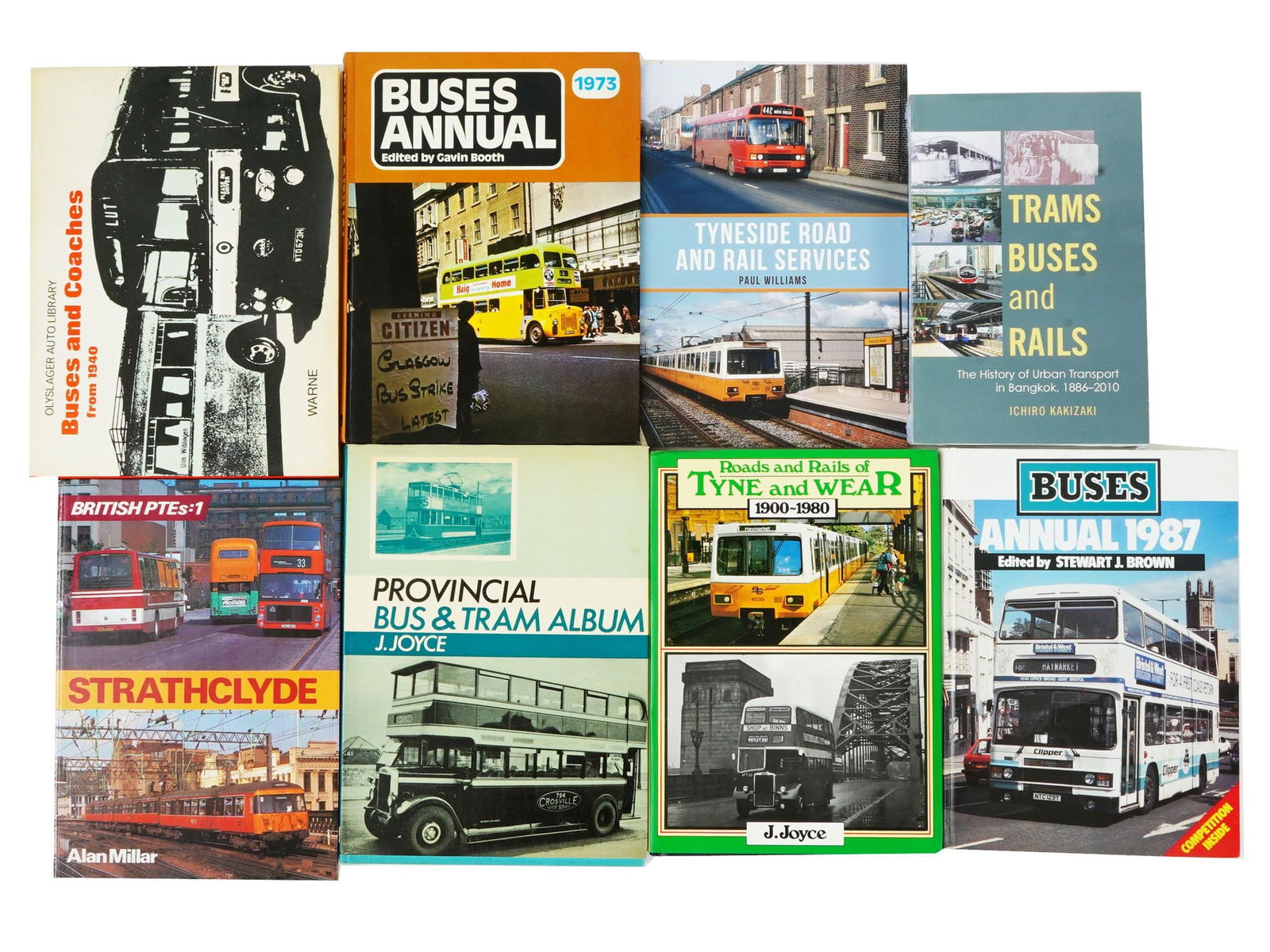 VINTAGE ROAD AND RAIL TRANSPORT HISTORY BOOKS (1 of 10)