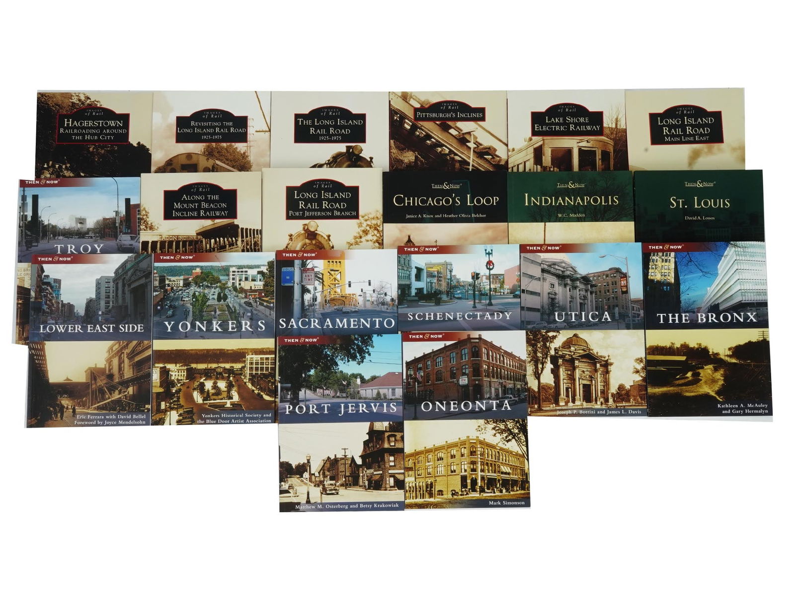 COLLECTION OF US THEN AND NOW IMAGES OF RAIL BOOKS (1 of 12)