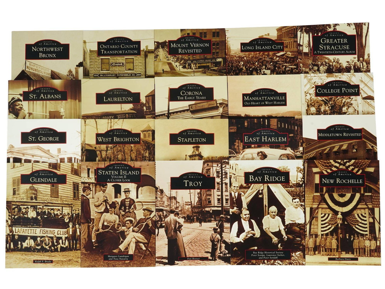COLLECTION OF 20 VINTAGE NEW YORK CITY HISTORY BOOKS: A collection of 20 vintage books representing the captivating history of New York and discovering the hidden narratives and cultural tapestry of iconic neighborhoods such as Northwest Bronx, Laurelton