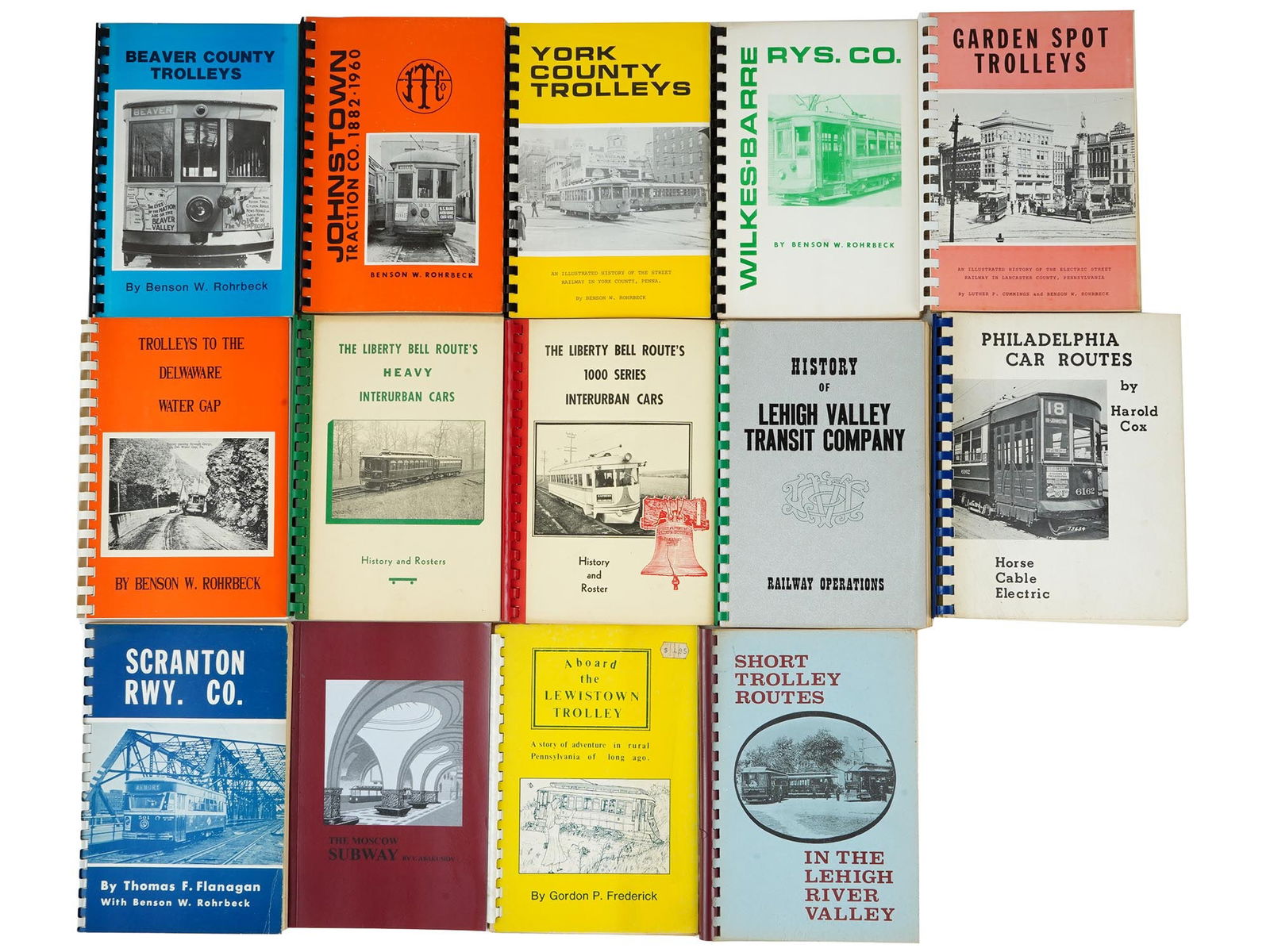 VINTAGE EDITIONS ON AMERICAN TROLLEY HISTORY (1 of 12)
