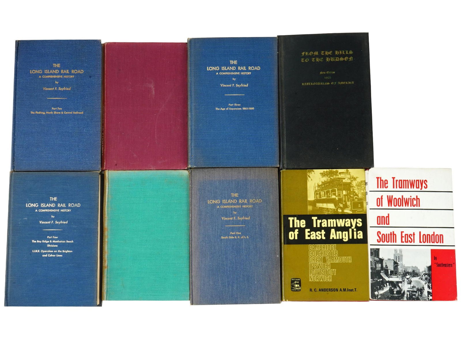 VINTAGE BOOKS ON AMERICAN AND BRITISH RAILWAY HISTORY (1 of 12)