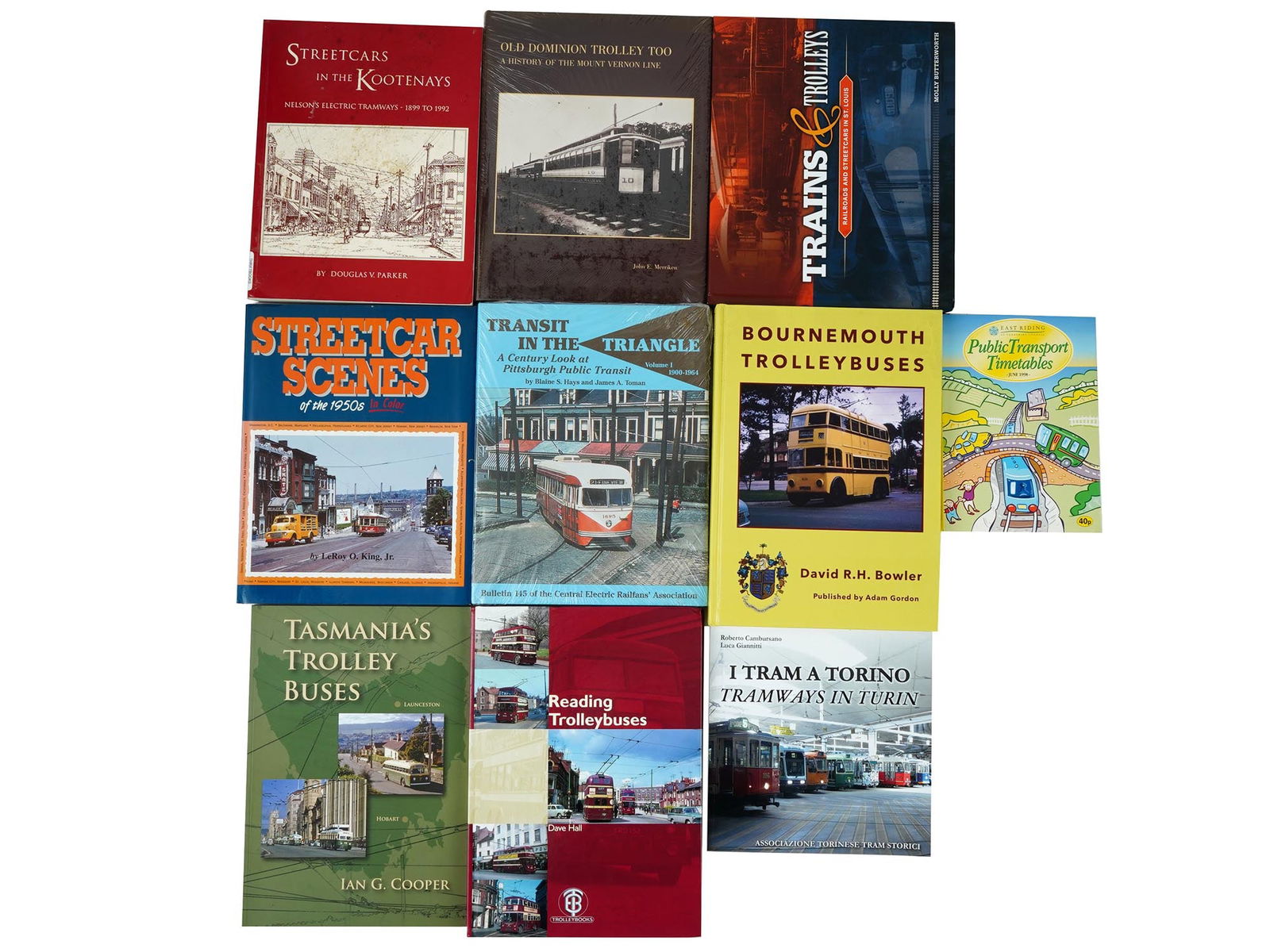 VINTAGE BOOK COLLECTION ON HISTORY OF PUBLIC TRANSPORT (1 of 12)