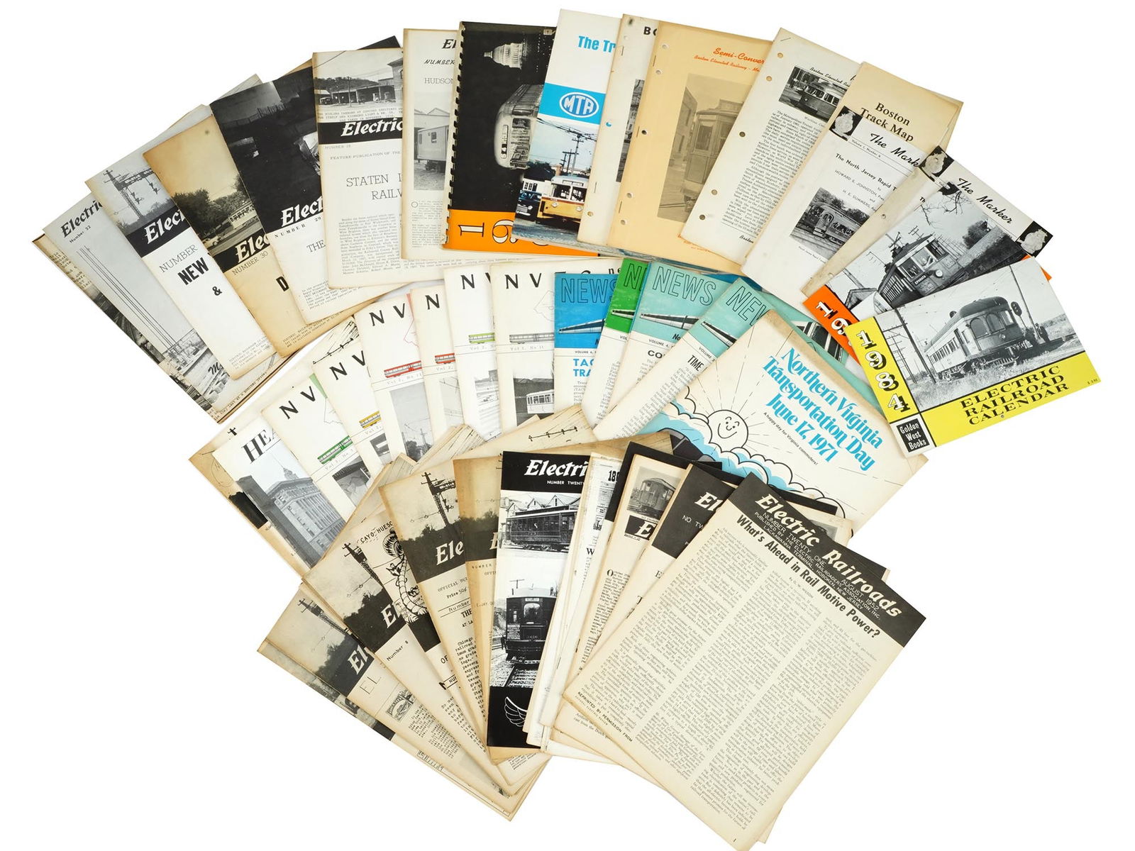 VINTAGE MAGAZINE COLLECTION ON ELECTRIC RAILROADS (1 of 7)