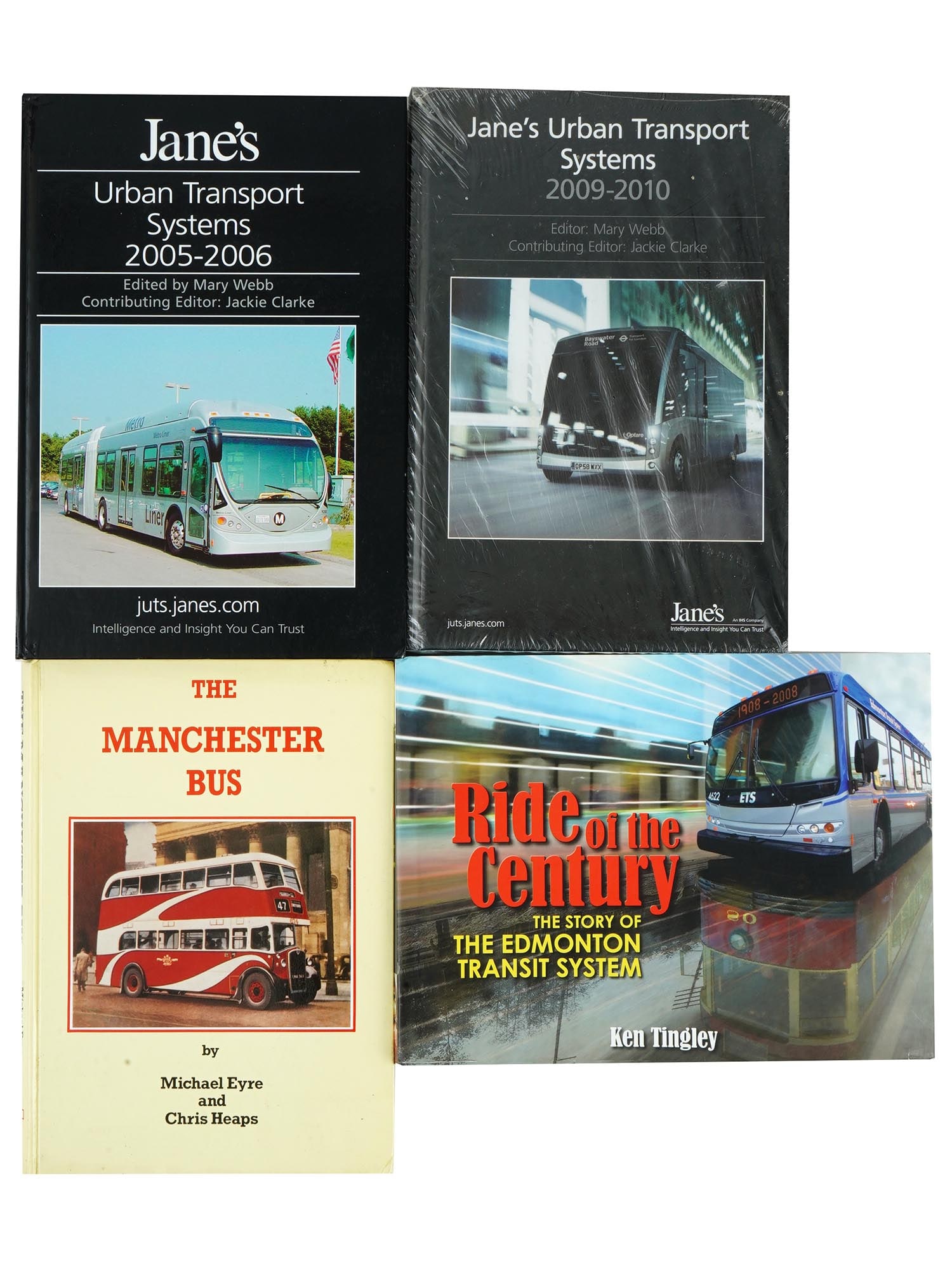 VINTAGE BOOK COLLECTION ON URBAN PUBLIC TRANSPORT: A collection of vintage books on public transport. Janes Urban Transport Systems: 2005 to 2006 and 2009 to 2010 provide comprehensive insights into urban transportation systems around the world. The M