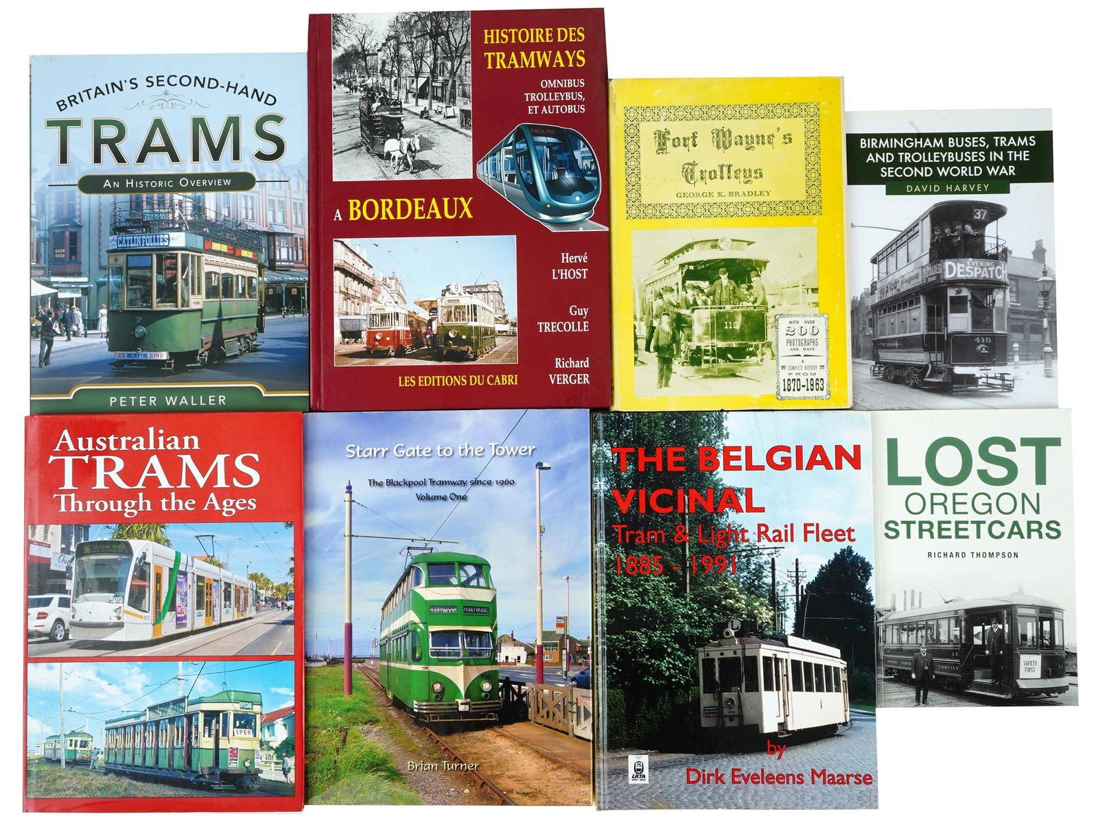 VINTAGE BOOK COLLECTION ON TRAMWAY TRANSPORT HISTORY (1 of 12)