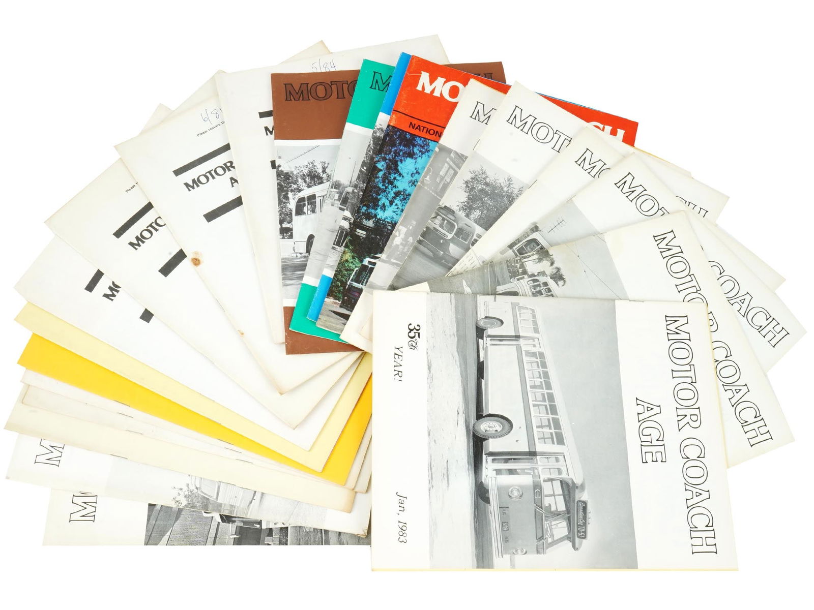 COLLECTION OF VINTAGE MOTOR COACH AGE MAGAZINE ISSUES (1 of 5)