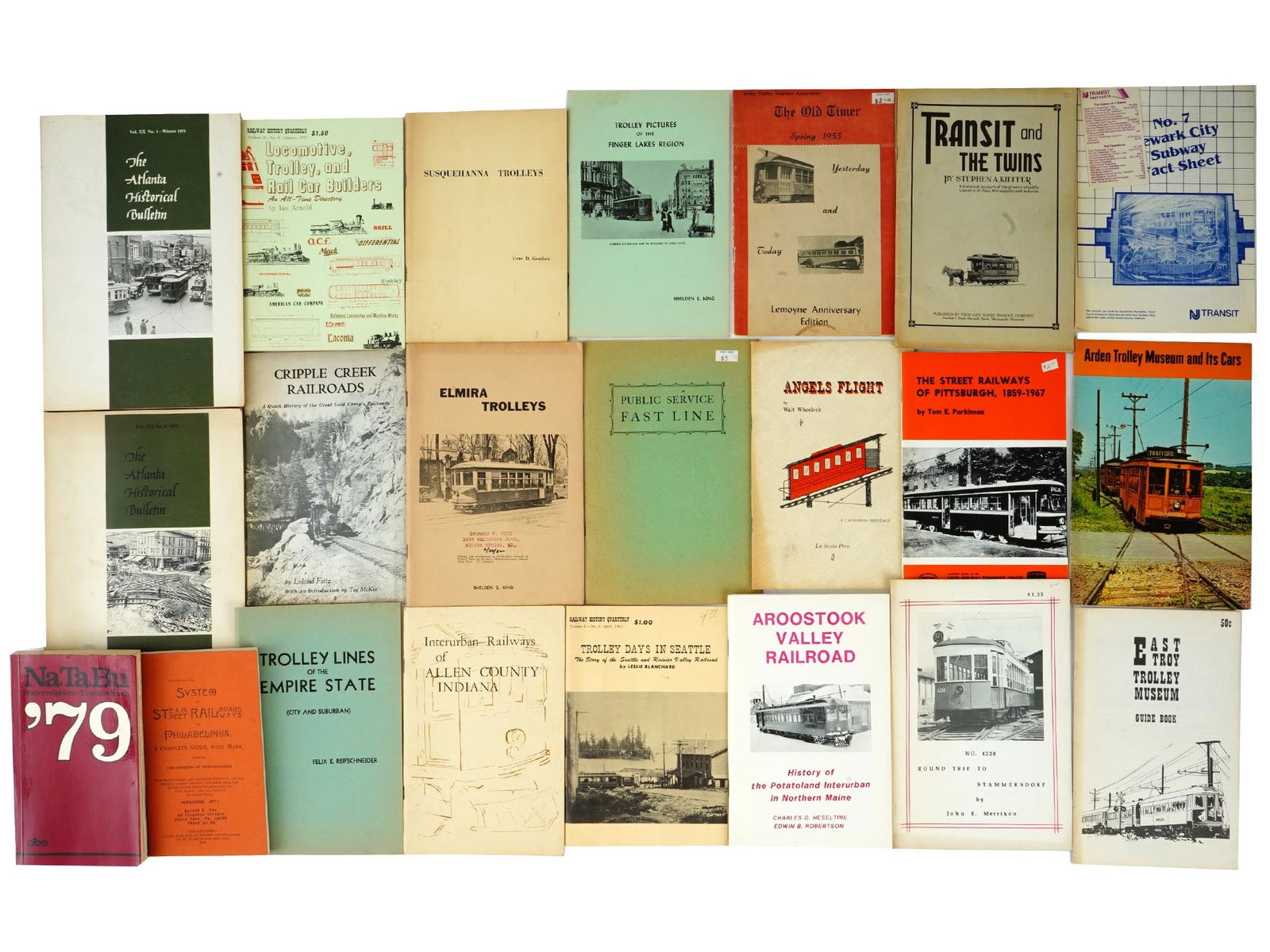 COLLECTION AMERICAN ENGLISH RAILROAD TRANSPORT BOOKS (1 of 14)