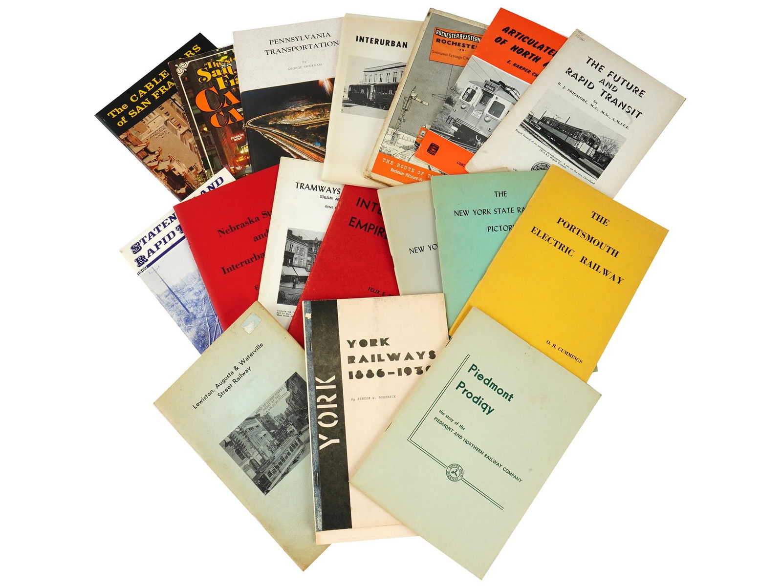 COLLECTION AMERICAN ENGLISH RAILROAD TRANSPORT BOOKS (1 of 10)