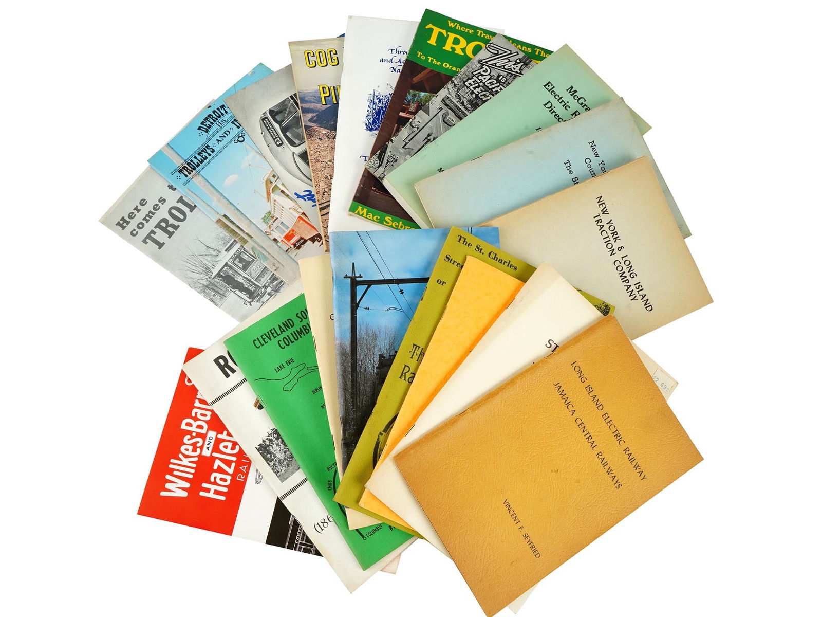 COLLECTION AMERICAN ENGLISH RAILROAD TRANSPORT BOOKS (1 of 14)