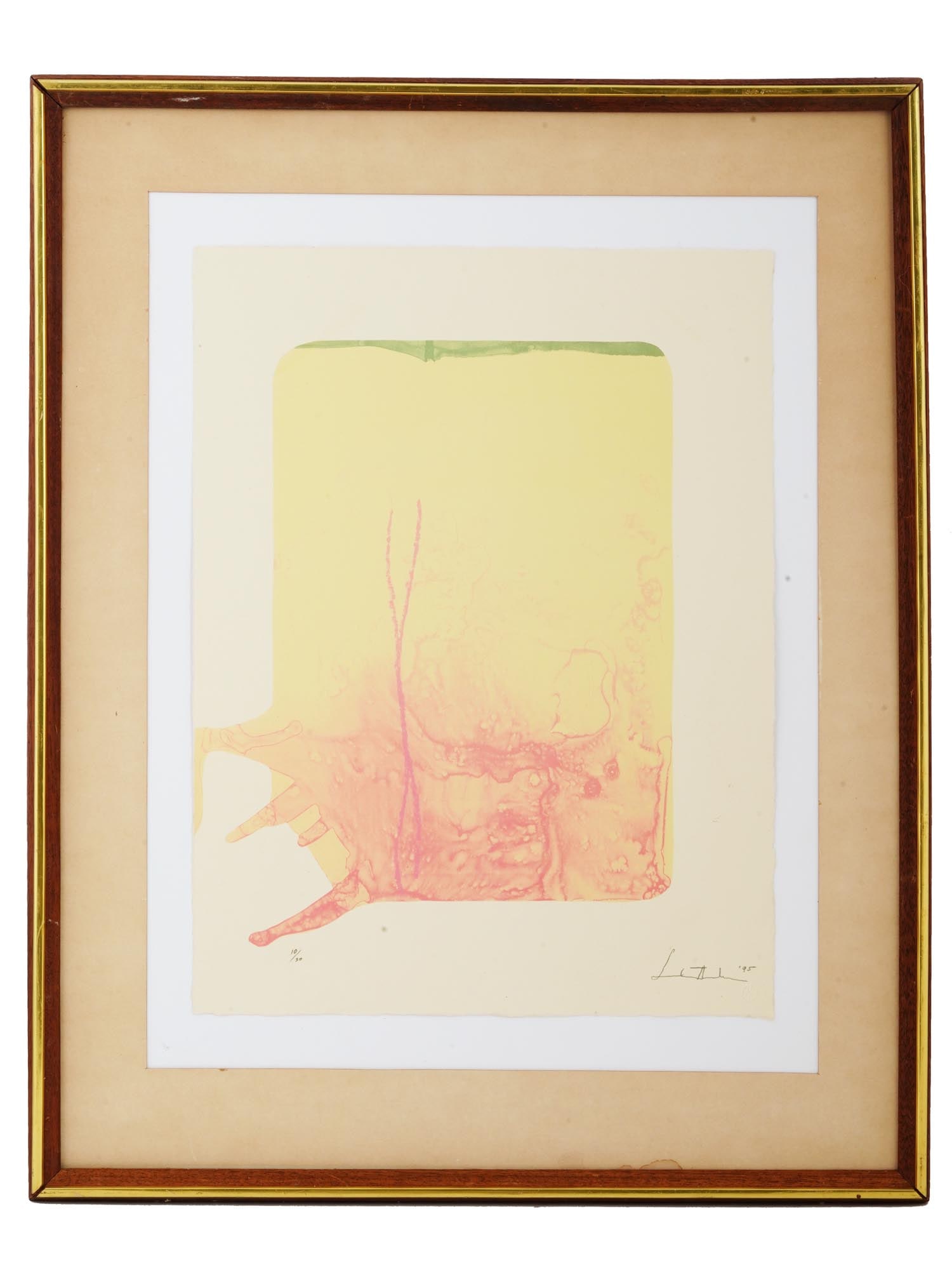 ABSTRACT AMERICAN LITHOGRAPH BY HELEN FRANKENTHALER (1 of 11)