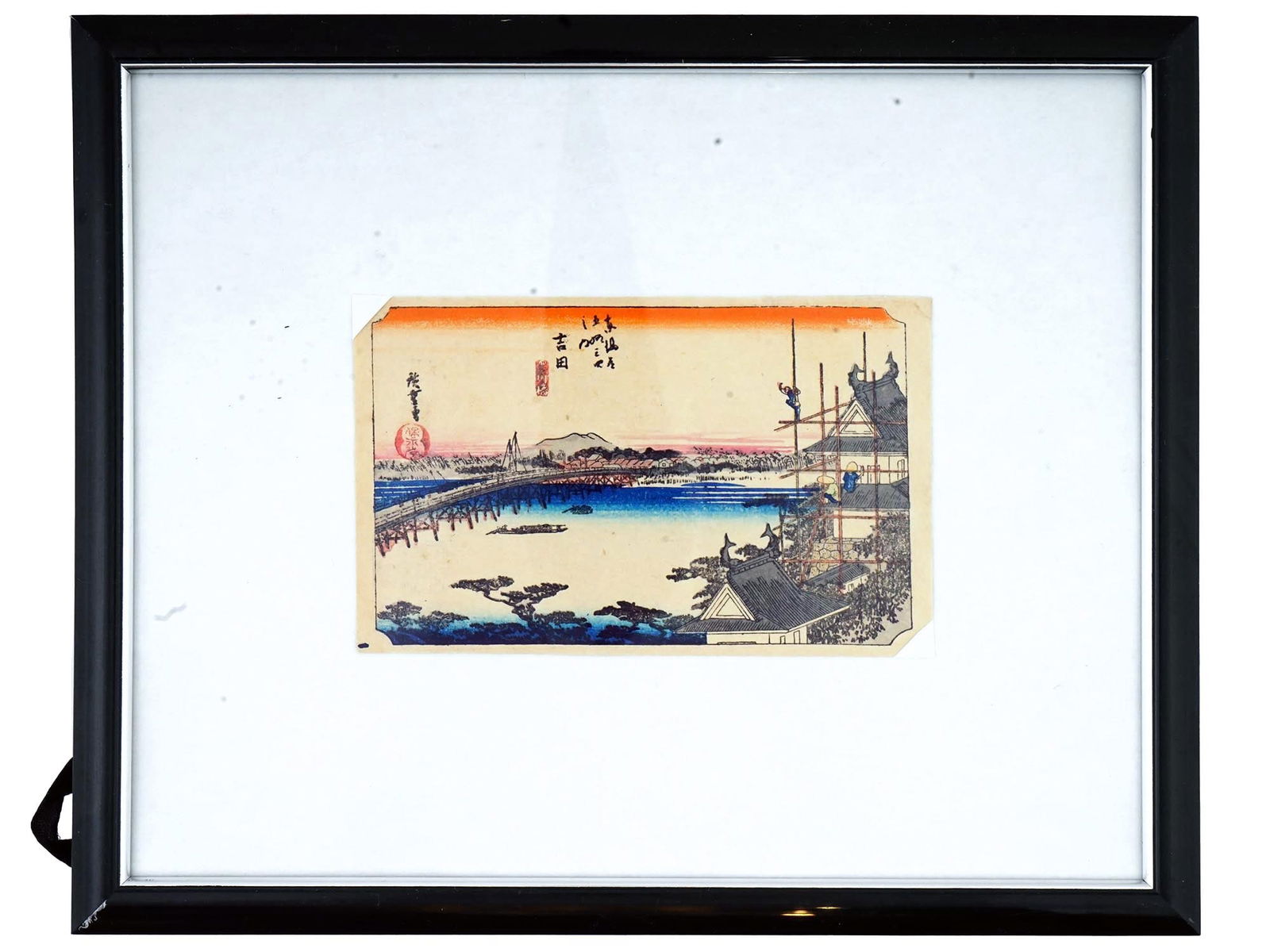 ANTIQUE JAPANESE WOODBLOCK PRINT BY UTAGAWA HIROSHIGE (1 of 7)