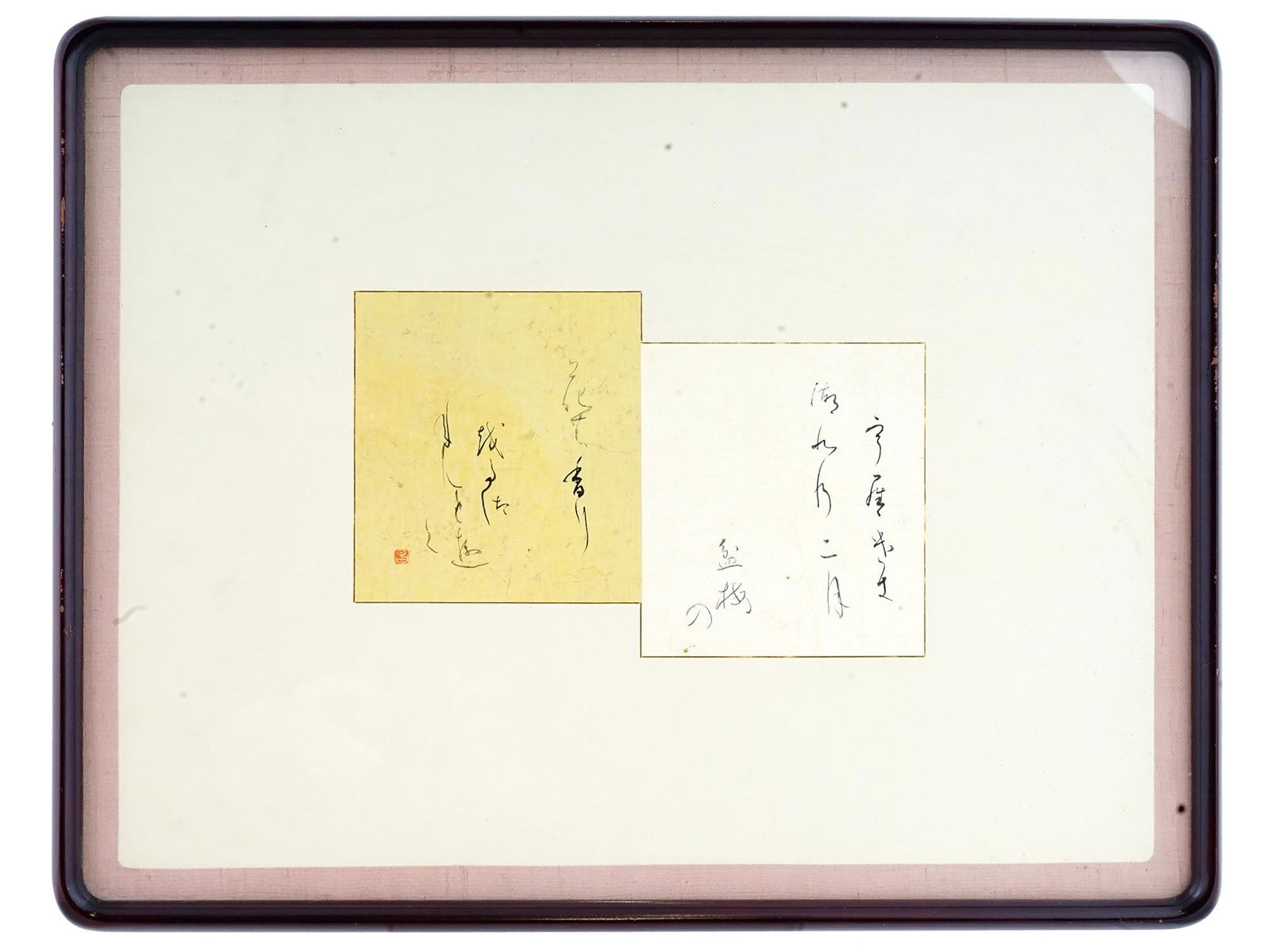 ANTIQUE JAPANESE EDO CALLIGRAPHY TANKA POETRY (1 of 7)