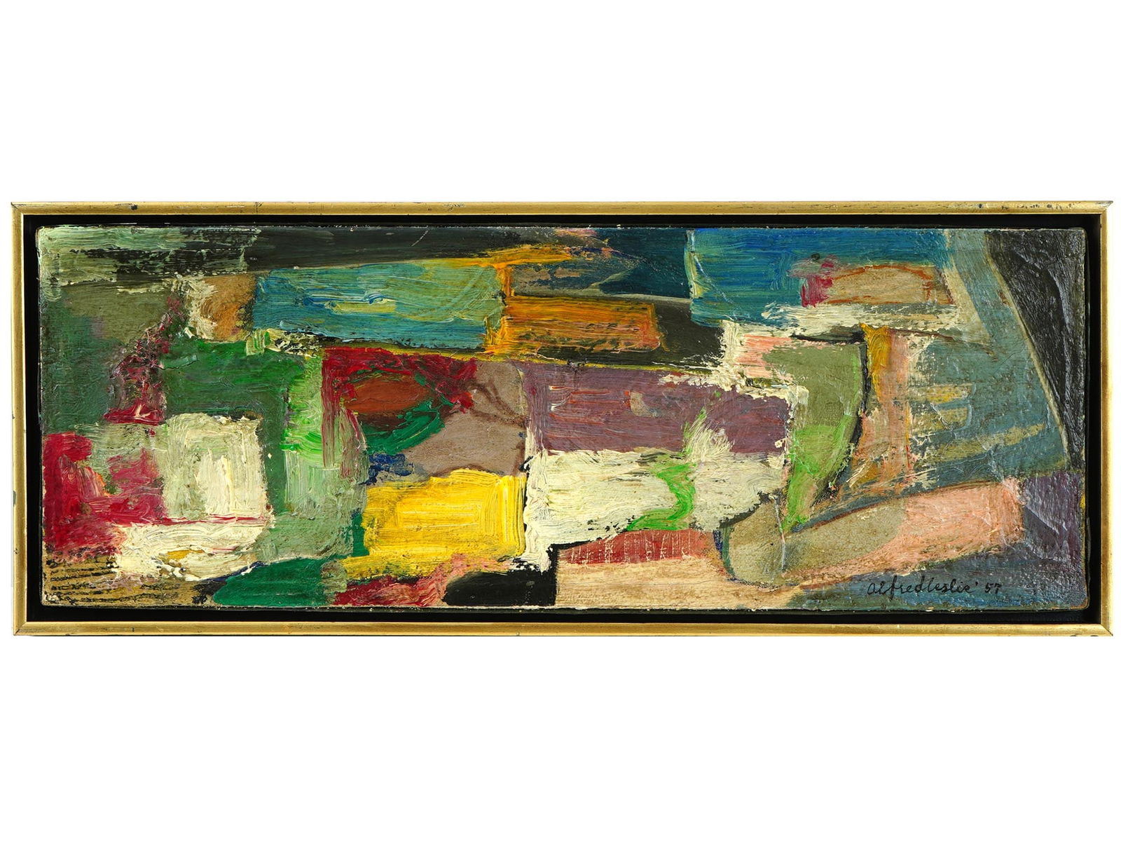 AMERICAN ABSTRACT PAINTING BY ALFRED LESLIE 1957 (1 of 6)