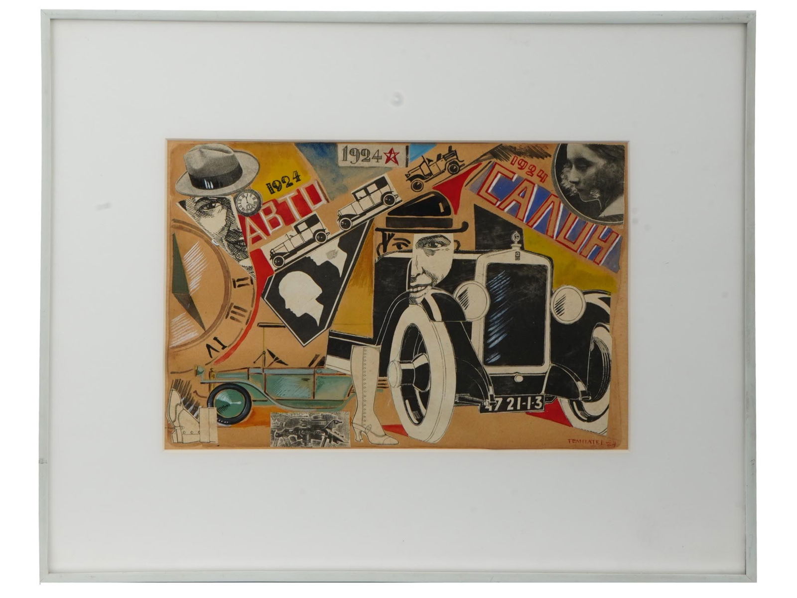 RUSSIAN MIXED MEDIA COLLAGE BY SOLOMON TELINGATER (1 of 5)