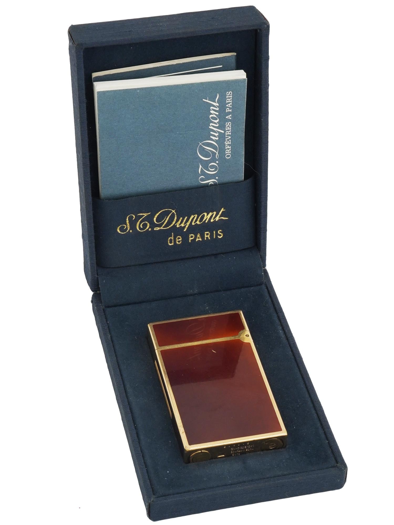 VINTAGE DUPONT GOLD PLATED LAQUE DE CHINE LIGHTER (1 of 6)