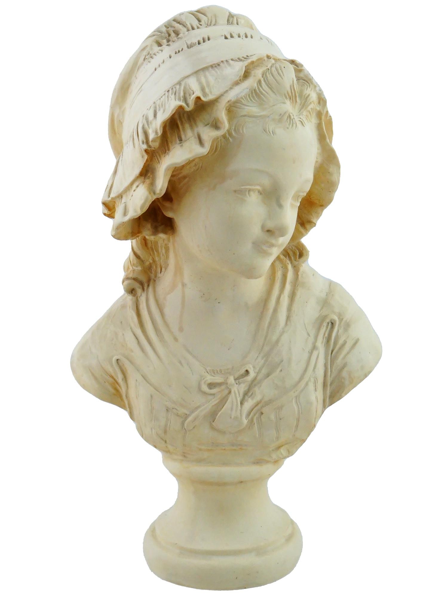 VINTAGE FRENCH BUST SCULPTURE AFTER GRINAM NIAM (1 of 8)