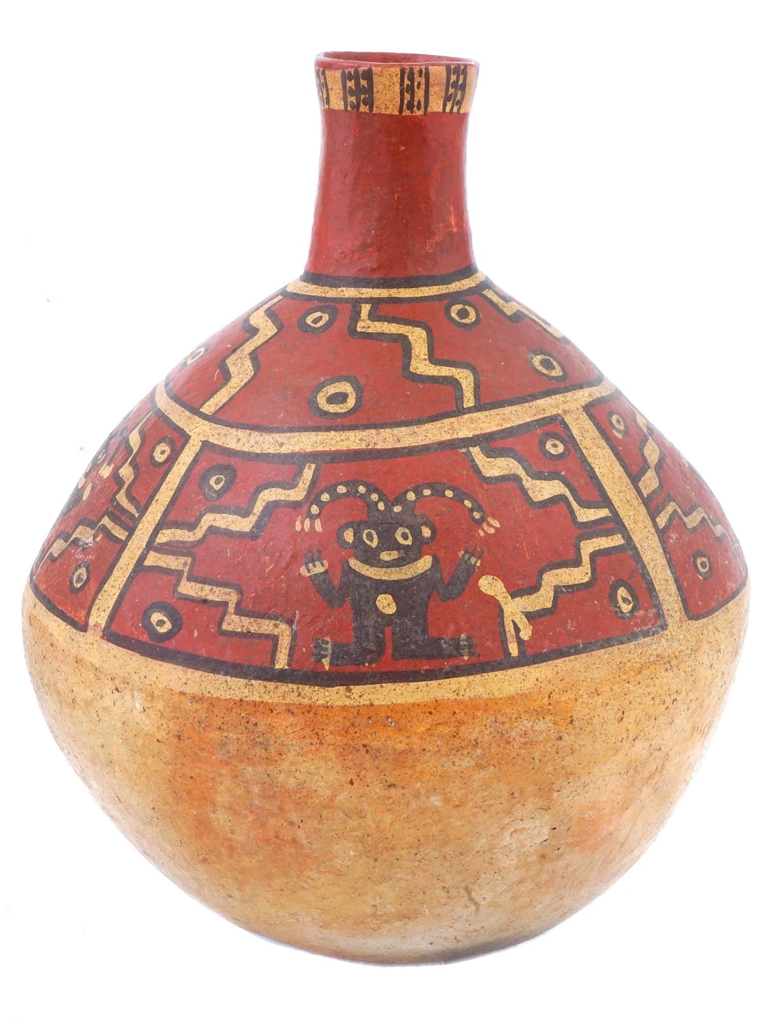 ANCIENT PERUVIAN VESSEL FROM MOCHE CIVILIZATION (1 of 5)