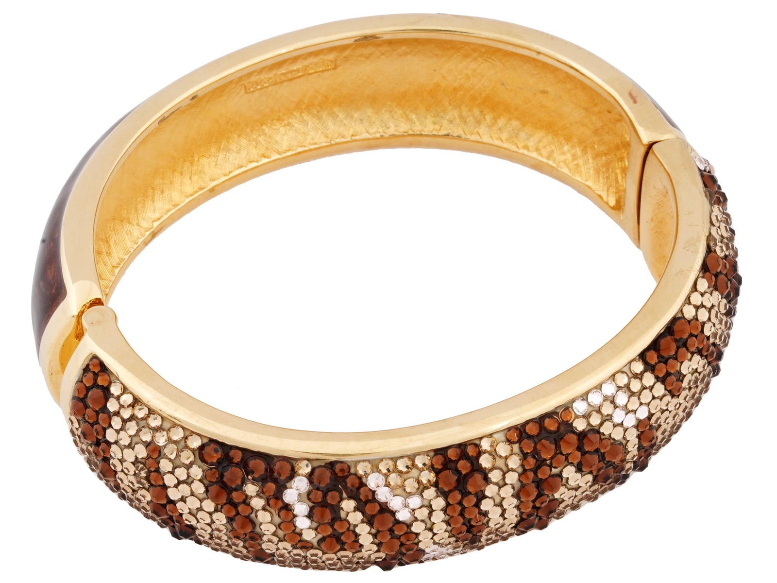 JUDITH LEIBER PAPARAZZI GLITZ UP BANGLE BRACELET (1 of 6)
