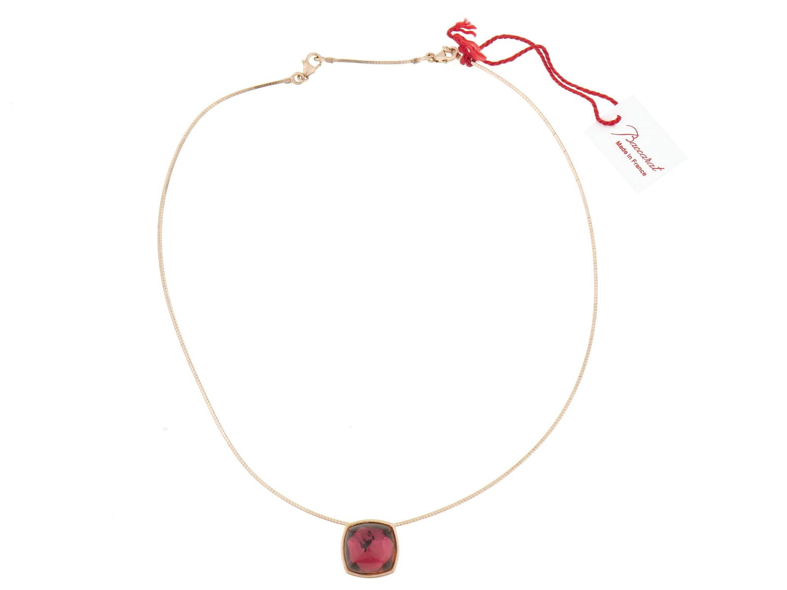 BACCARAT MEDICIS VERMEIL STERLING SILVER NECKLACE (1 of 7)