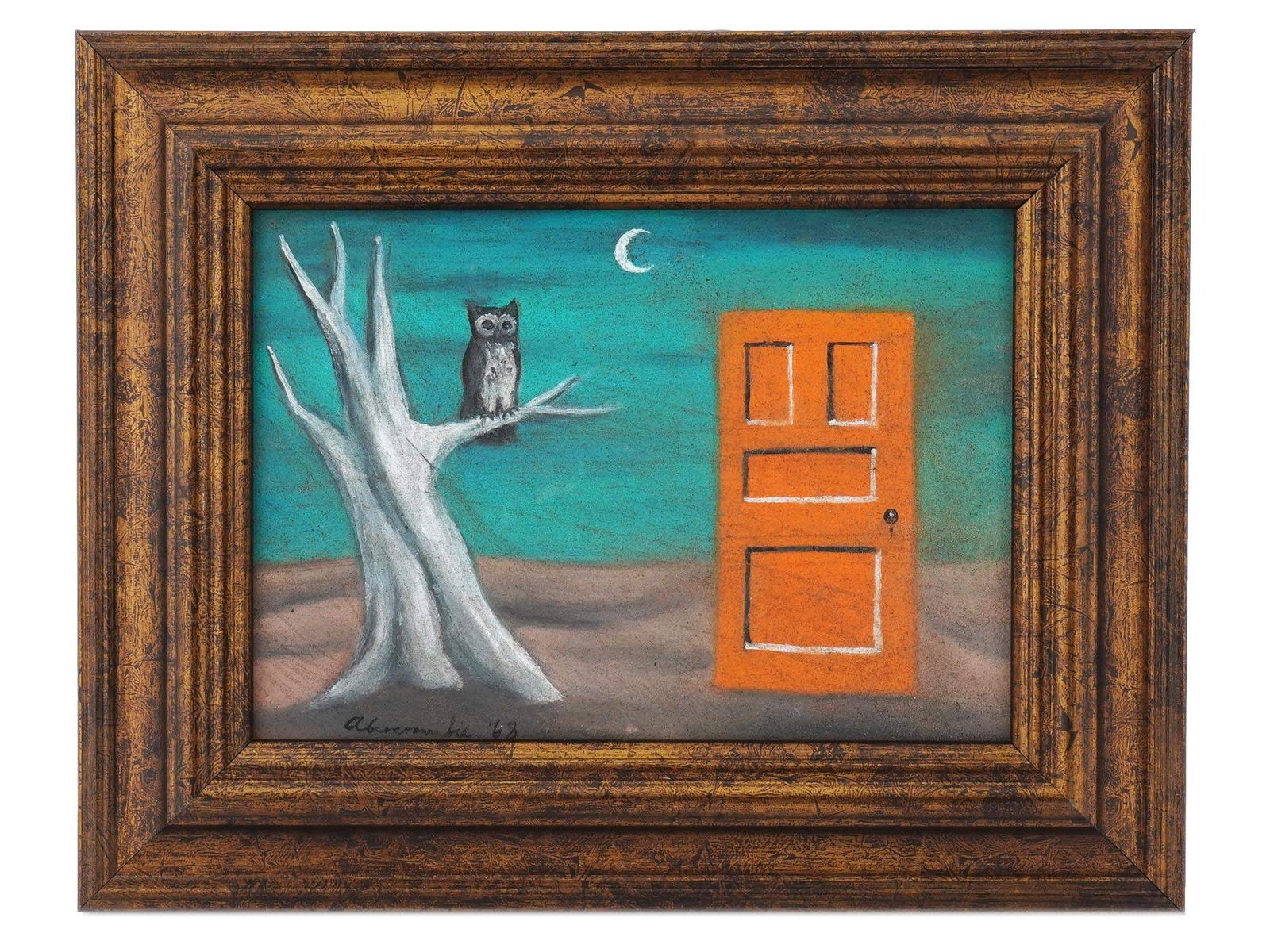SURREAL AMERICAN OIL PAINTING BY GERTRUDE ABERCROMBIE (1 of 4)
