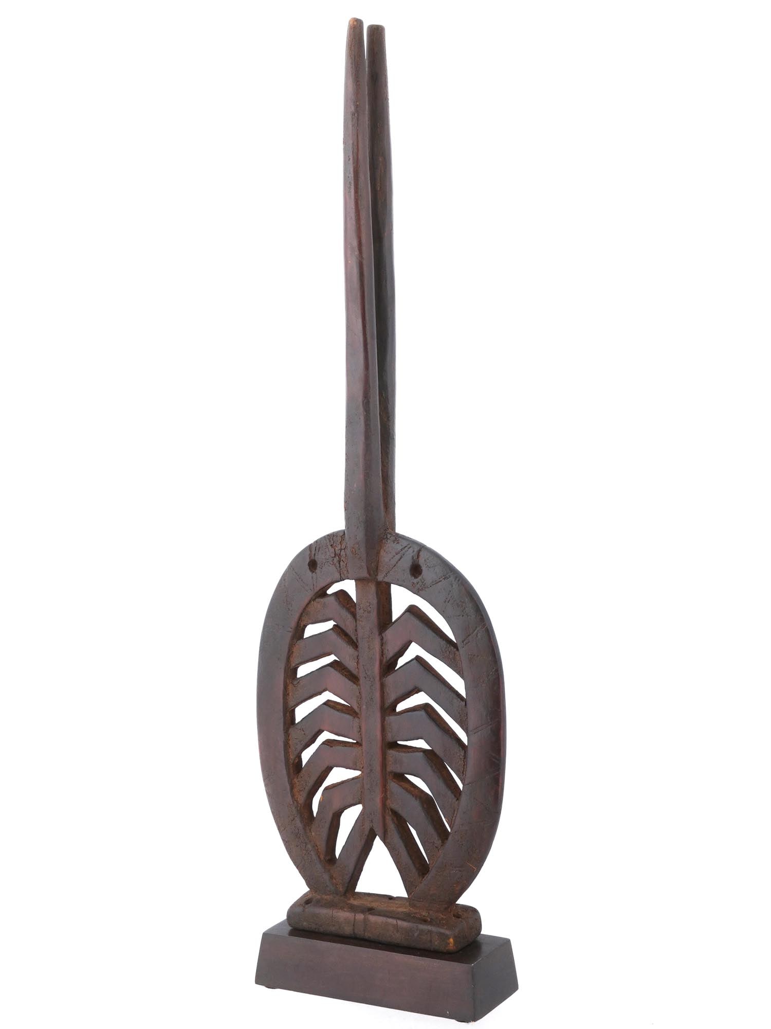 WOODEN FIGURE OF BAMBARA CHIWARA MALI WEST AFRICA (1 of 7)