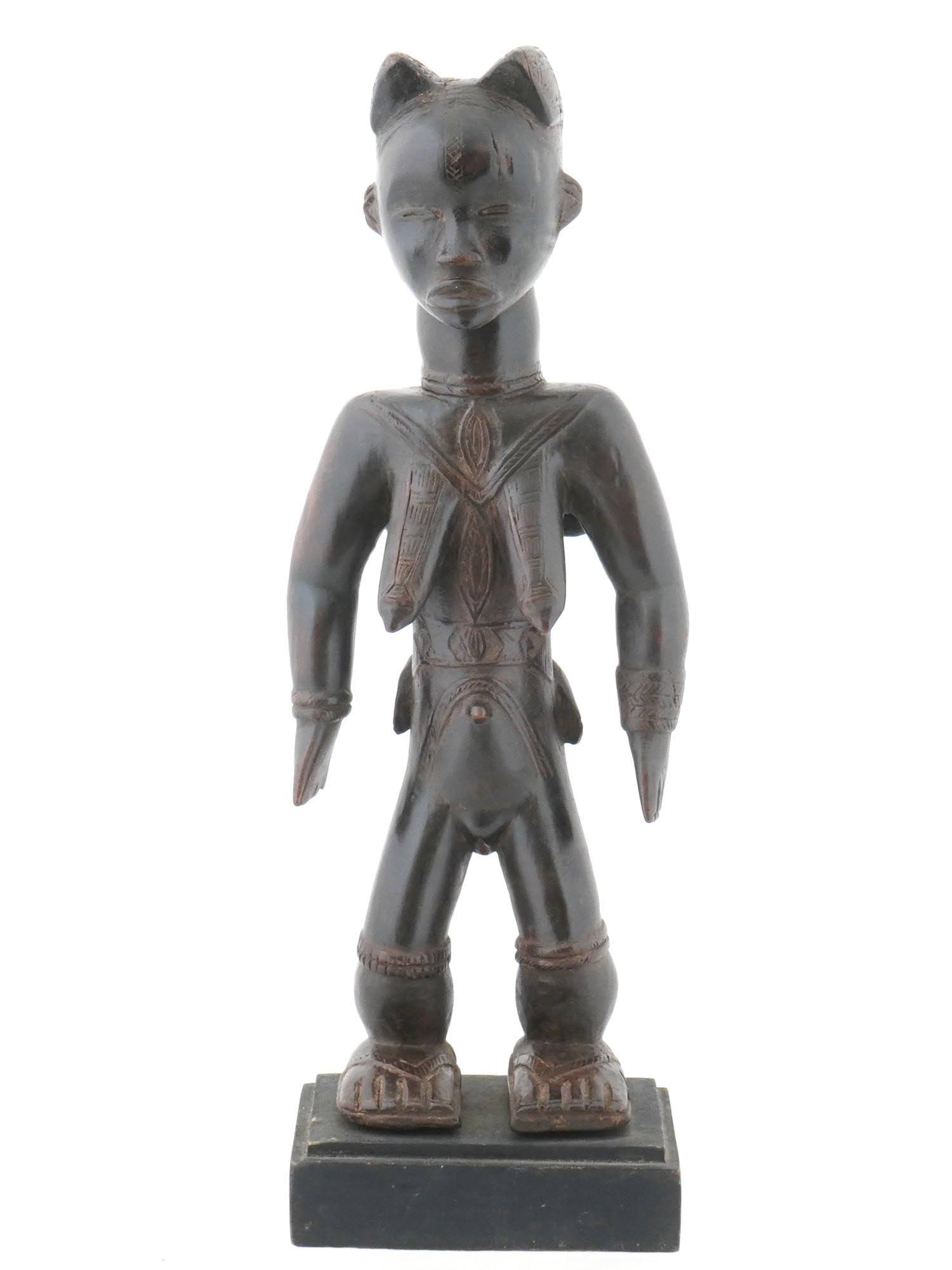 WEST AFRICAN IVORY COAST DAN MATERNITY WOOD FIGURE (1 of 6)